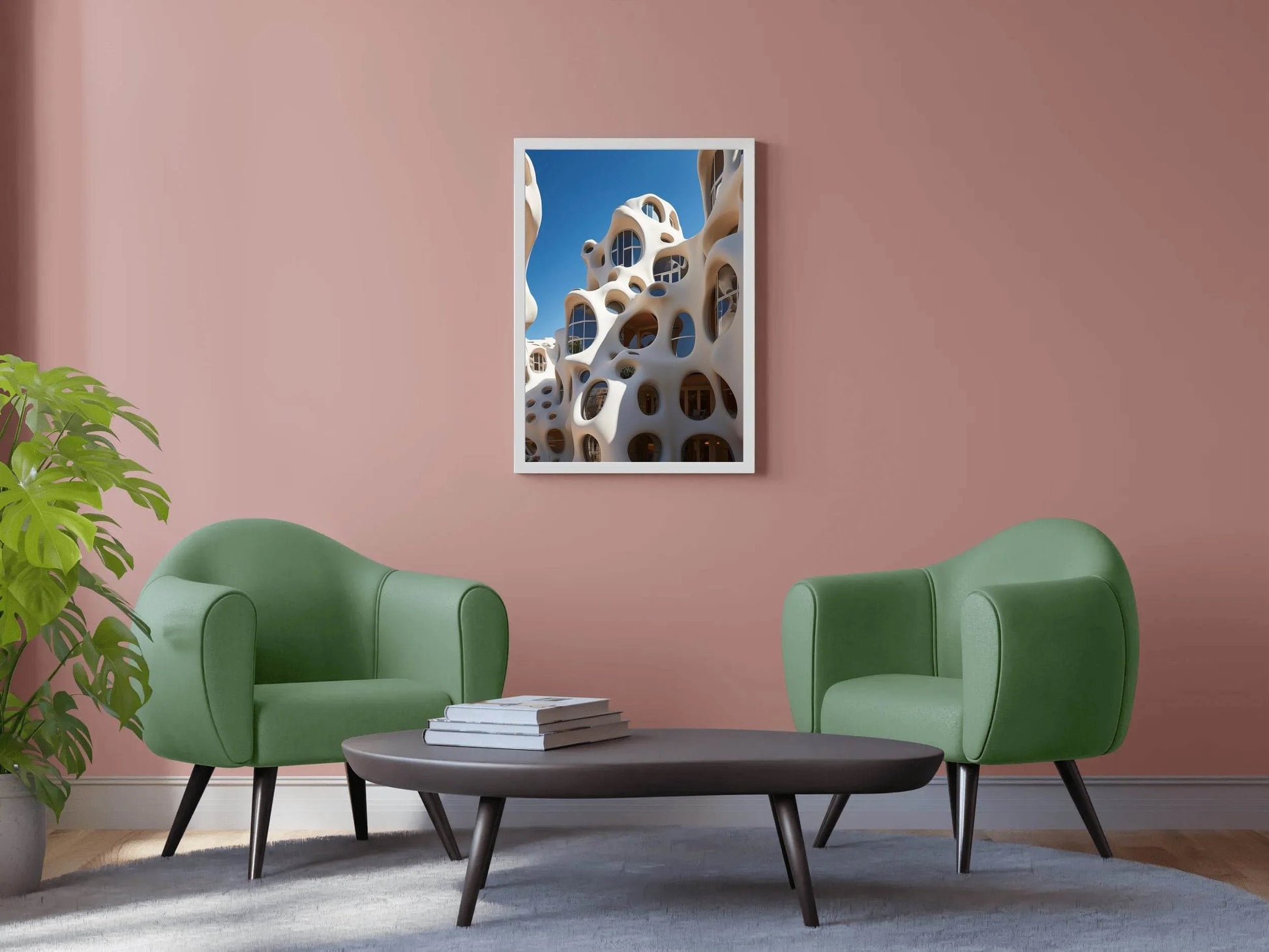 Stacked Houses In South Wall Art - beink online art store