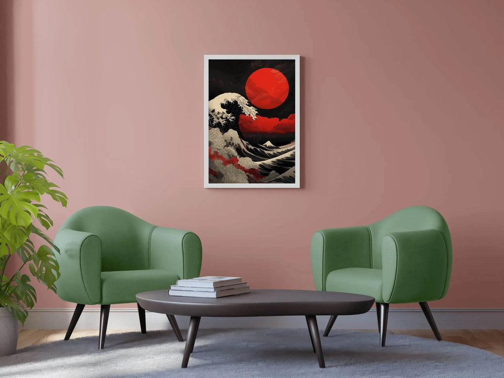 The Great Wave Off Kanagawa Wall Art - beink online art store