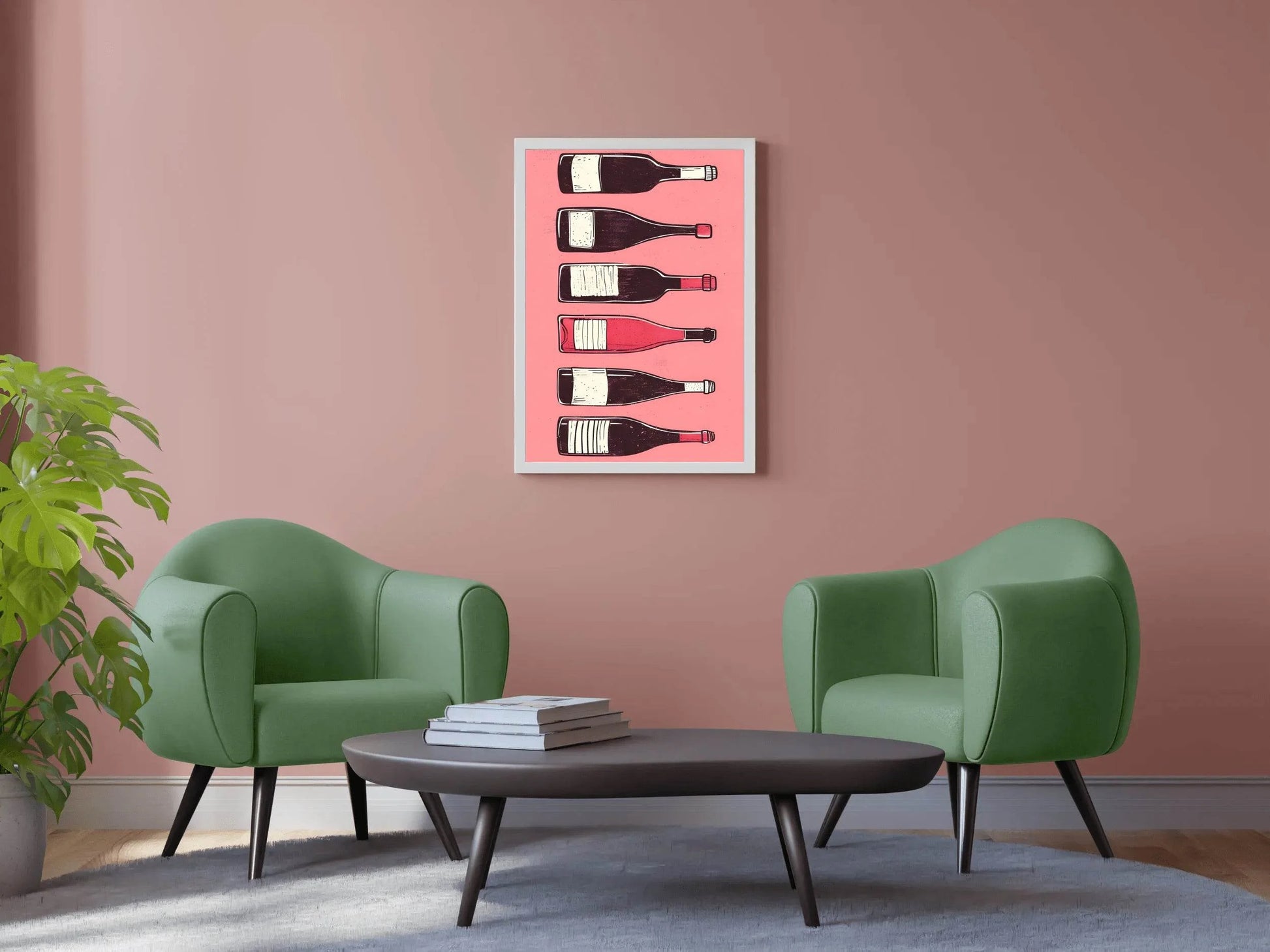 Wine & Cocktail Bottles Wall Art - beink online art store