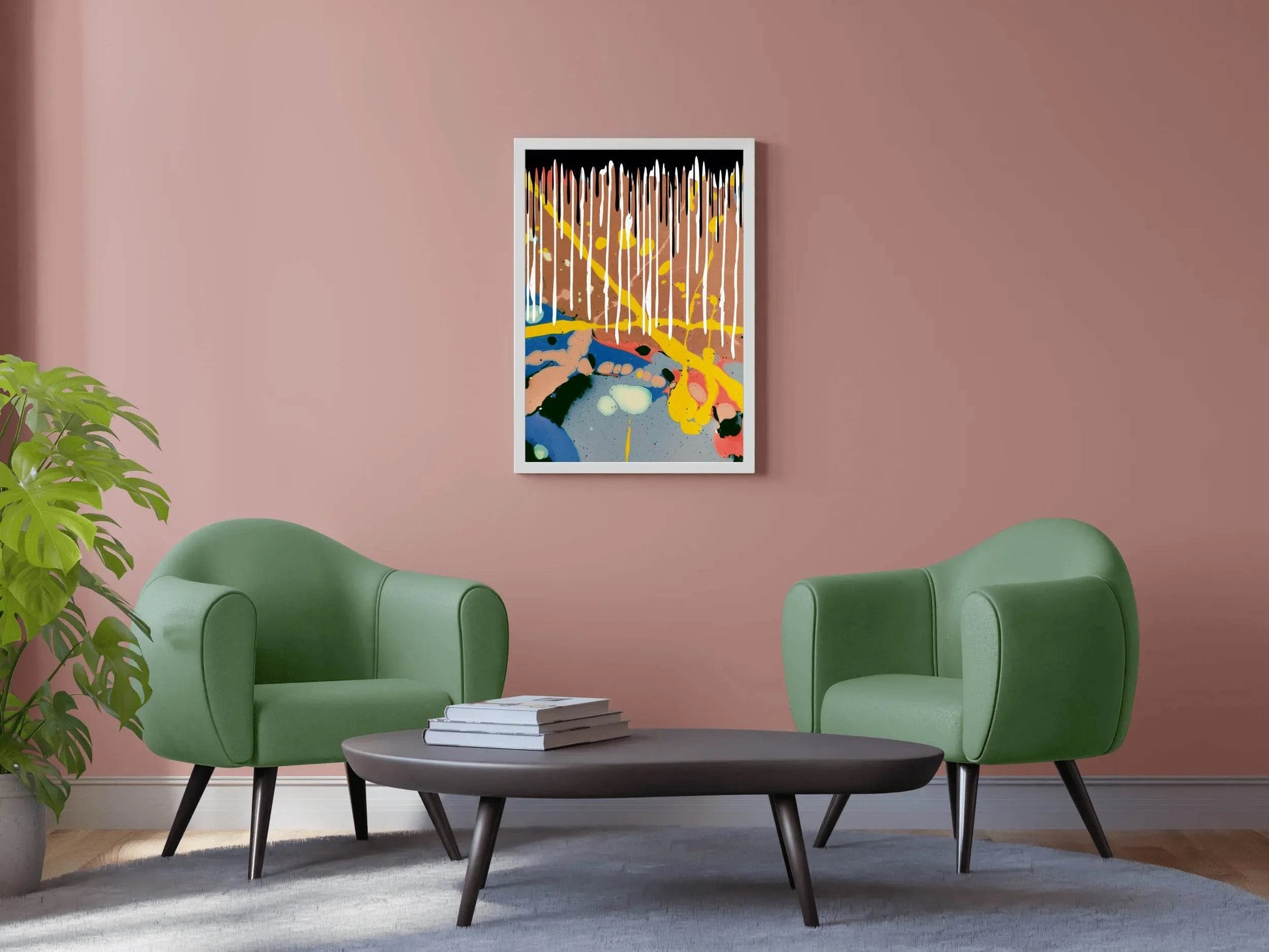 Cascade Watercolor Wall Art - beink online art store