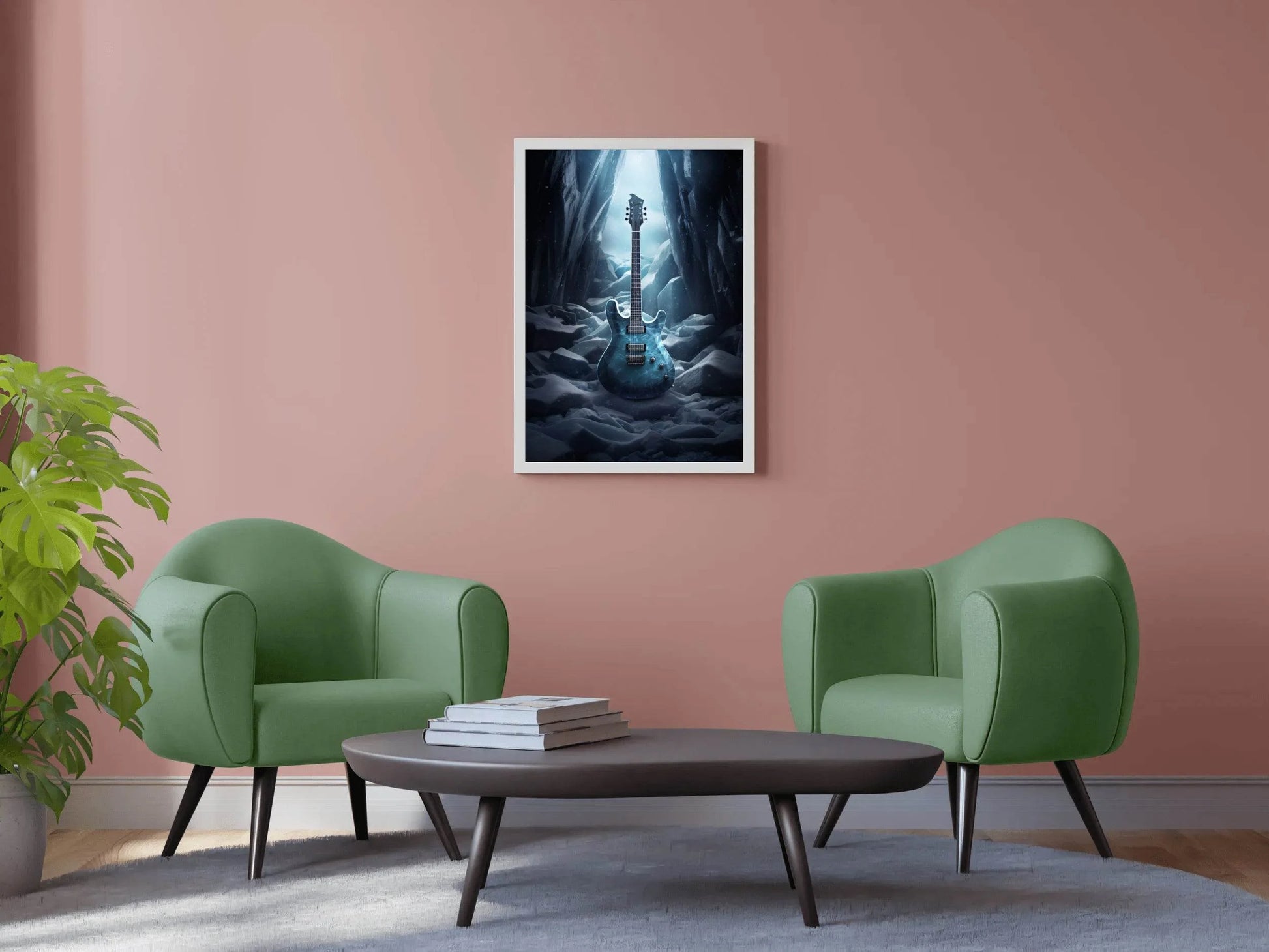 Ice Age Violin Wall Art - beink online art store
