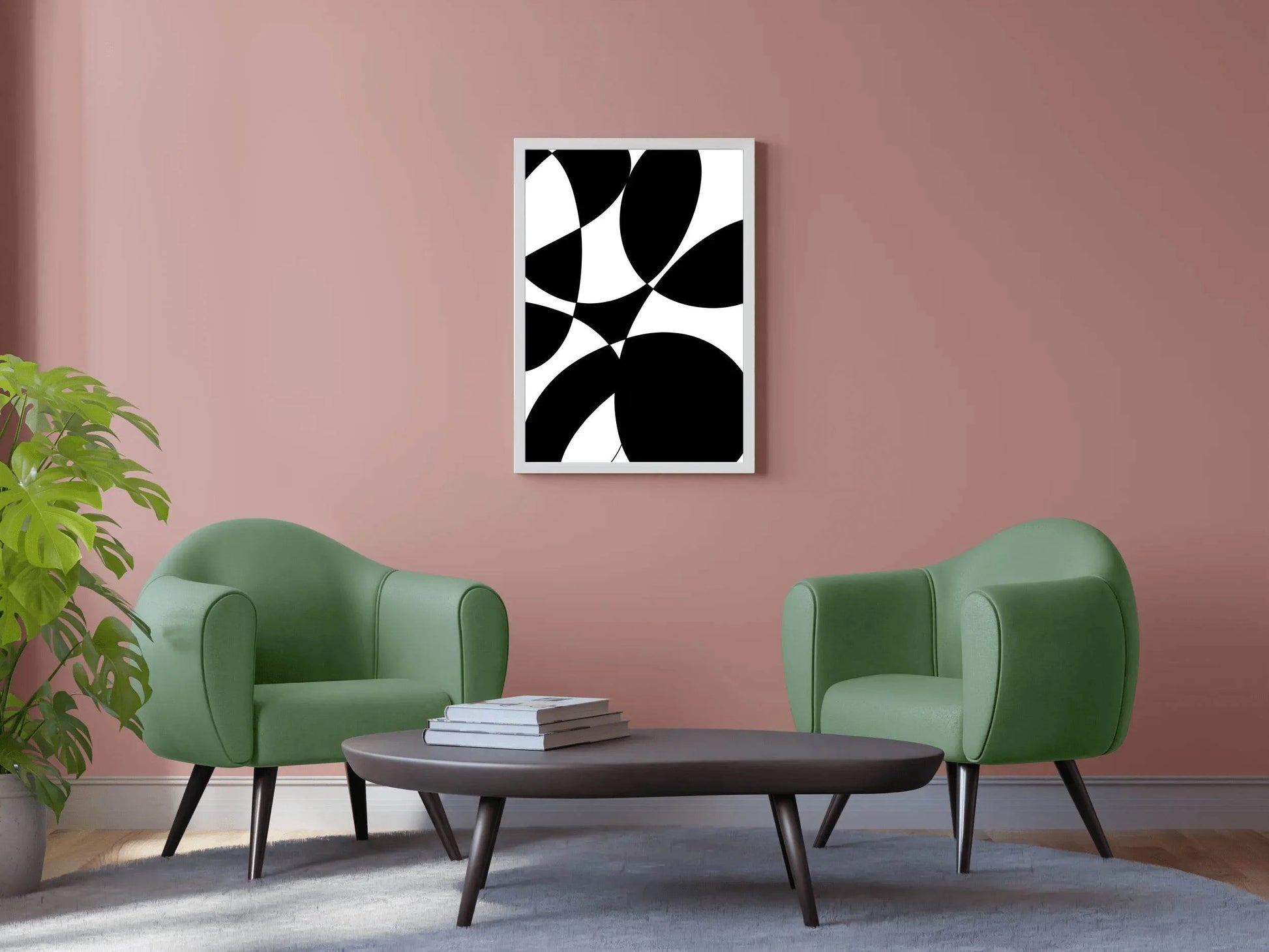 Black and White Graphic Pattern Wall Art - beink online art store
