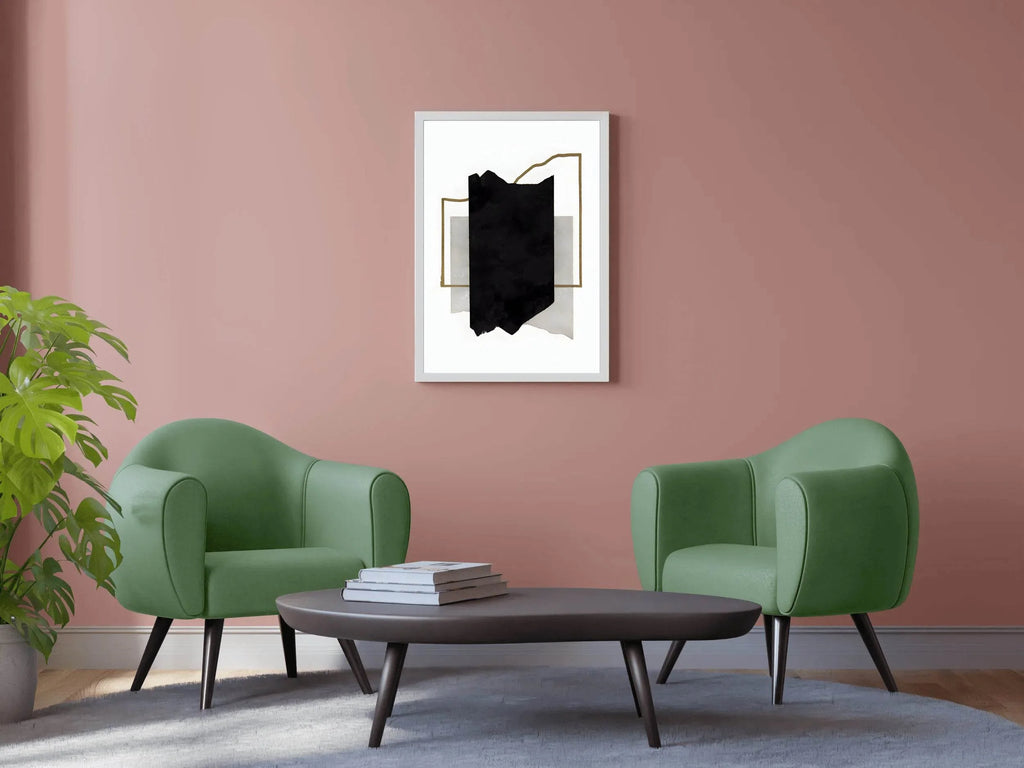 Black Framed Fragment Wall Art - beink online art store