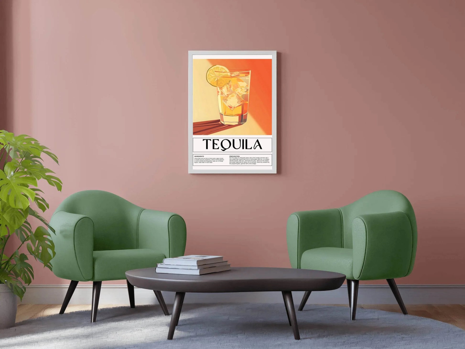 Distilled Tequila Drink Wall Art - beink online art store