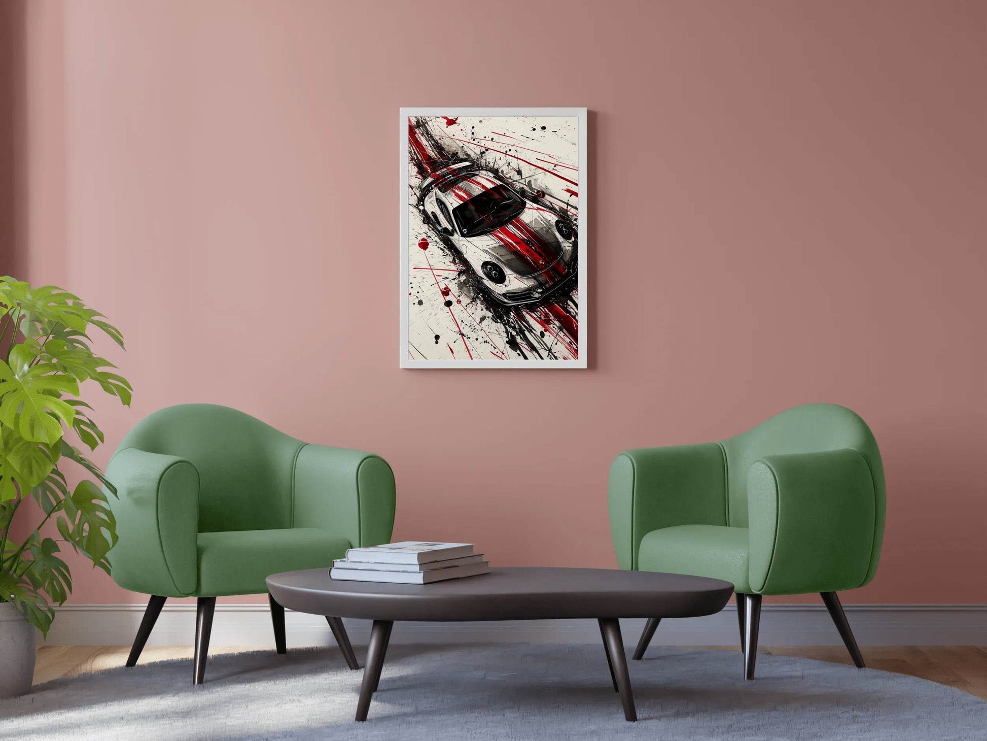 Porsche 911 Hyper-Real Wall Art - beink online art store