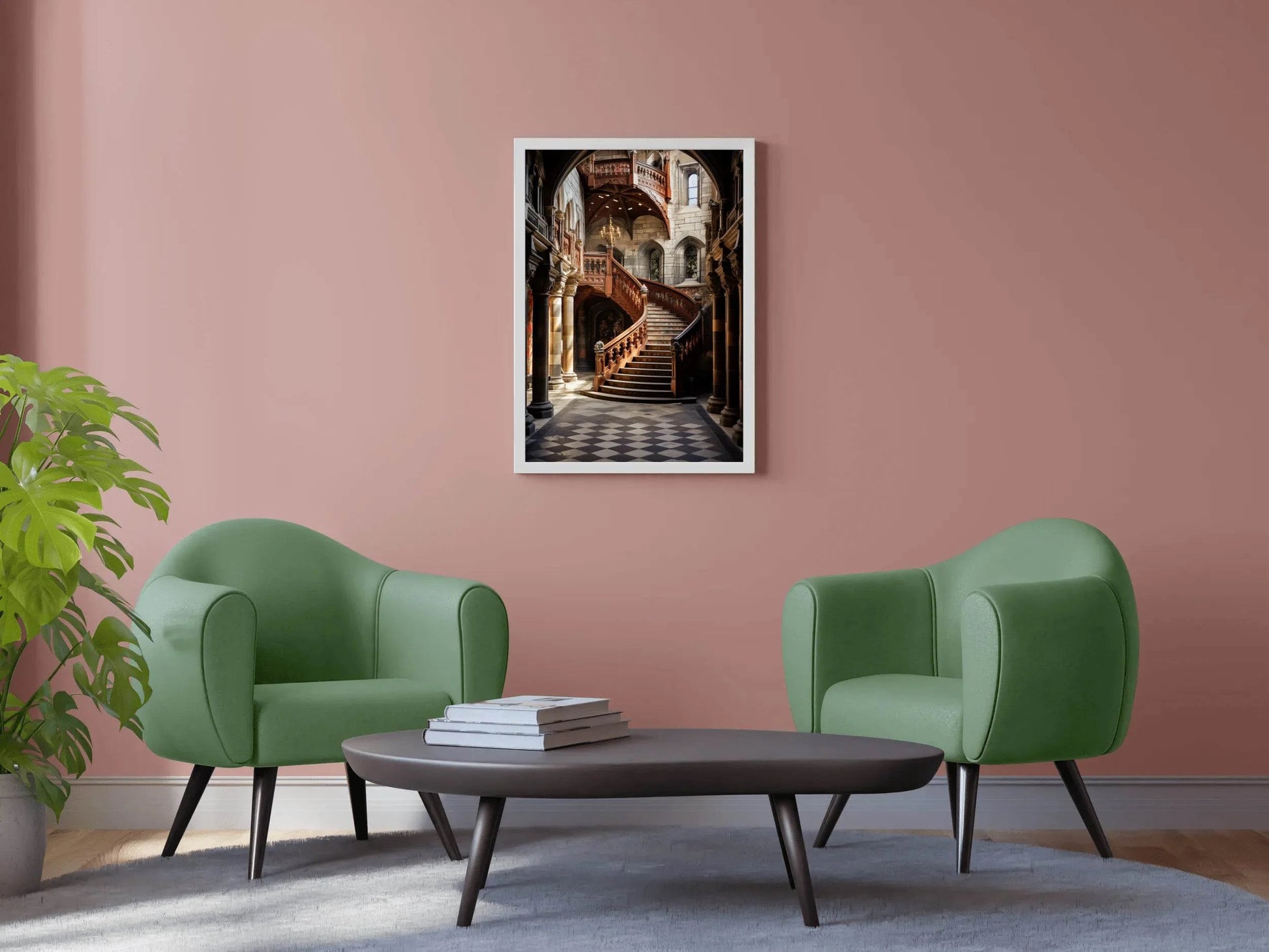 Luxury staircase Wall Art - beink online art store