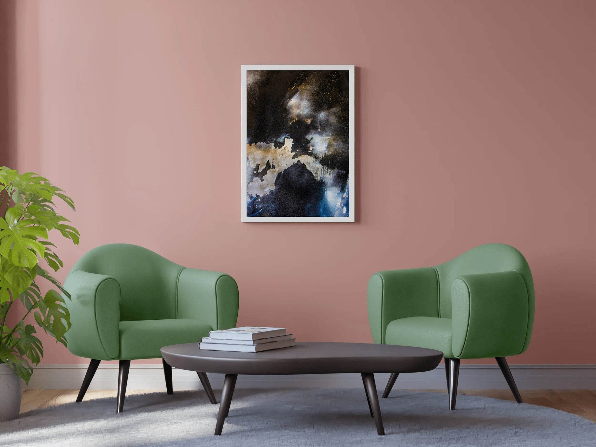 Milkyway Strokes Abstract Wall Art - beink online art store