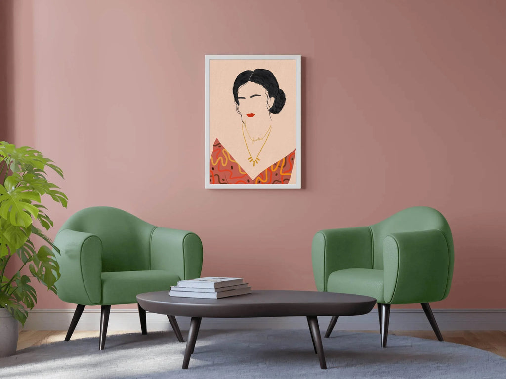 Painting A Woman Without A Face Wall Art - beink online art store