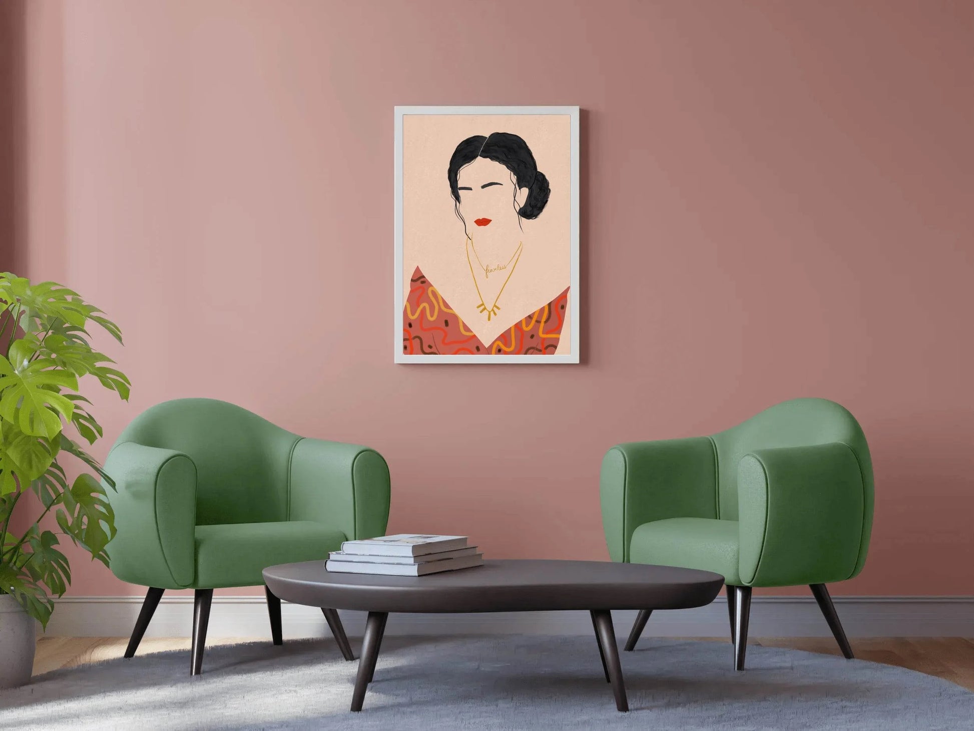 Painting A Woman Without A Face Wall Art - beink online art store