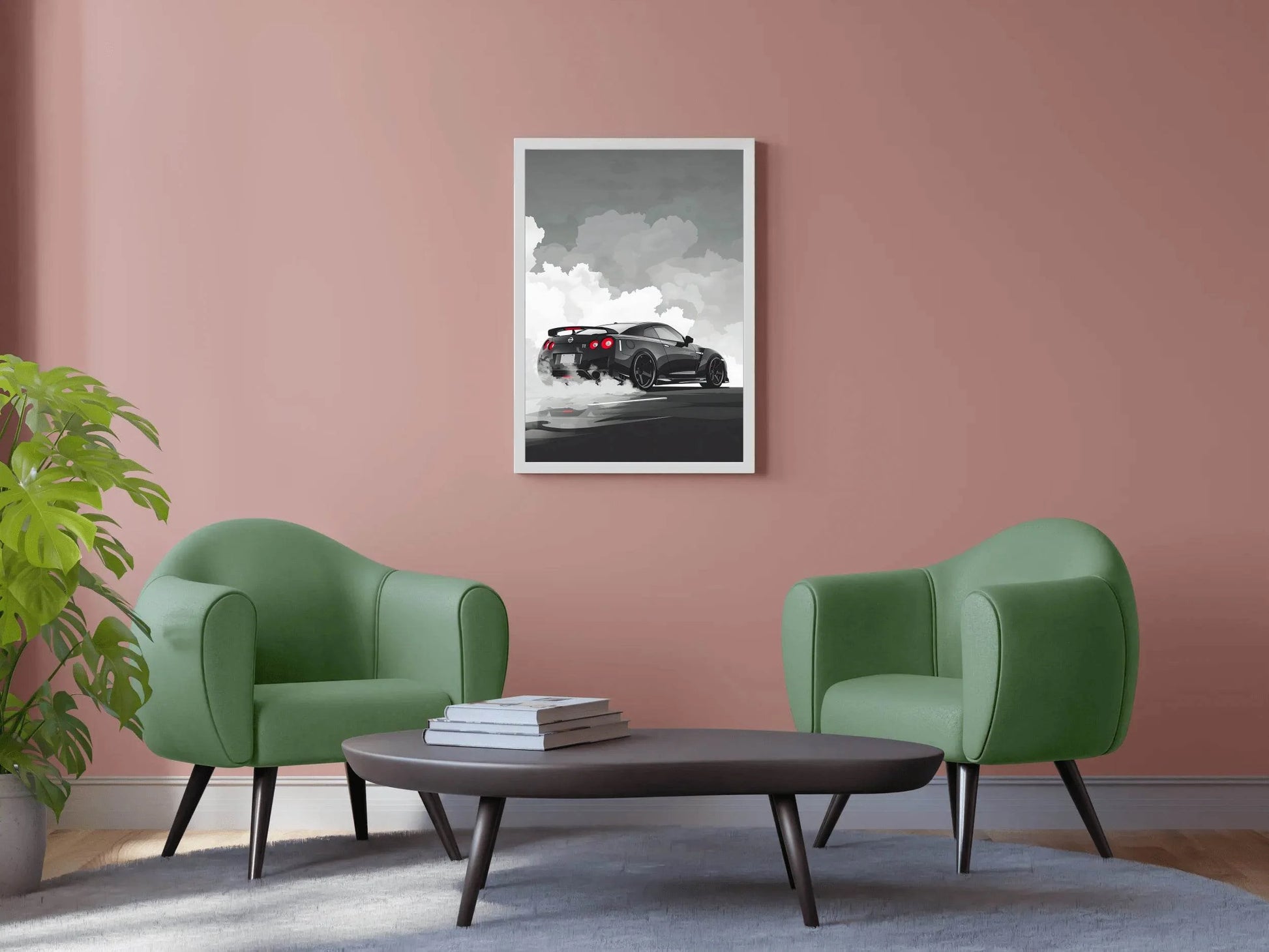 Nissan Gtr R35 BLACK Wall Art - beink online art store