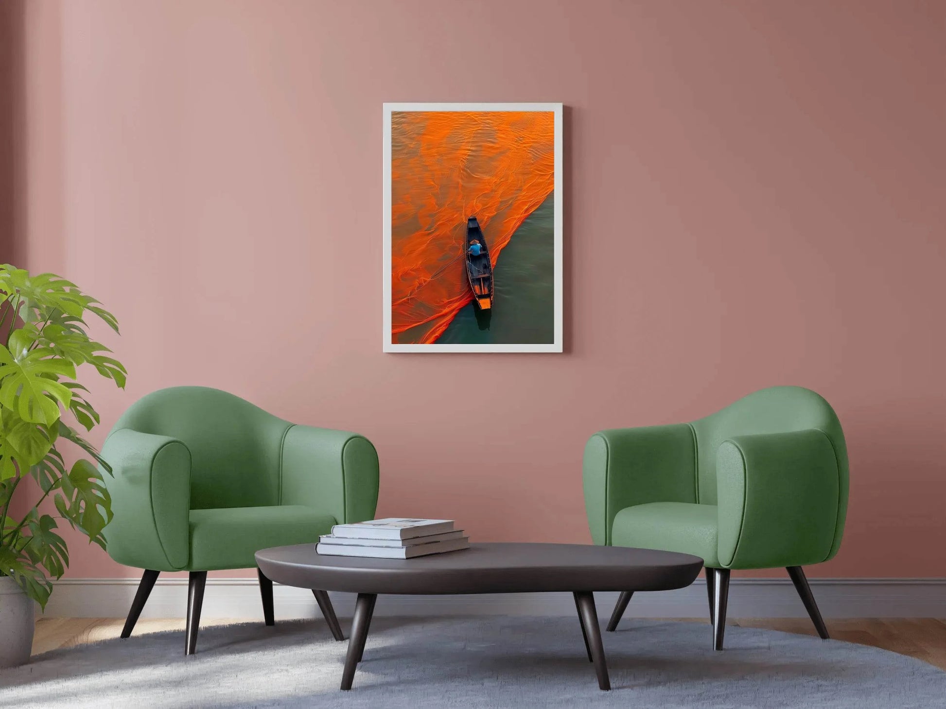 Fishing Boat Wall Art - beink online art store
