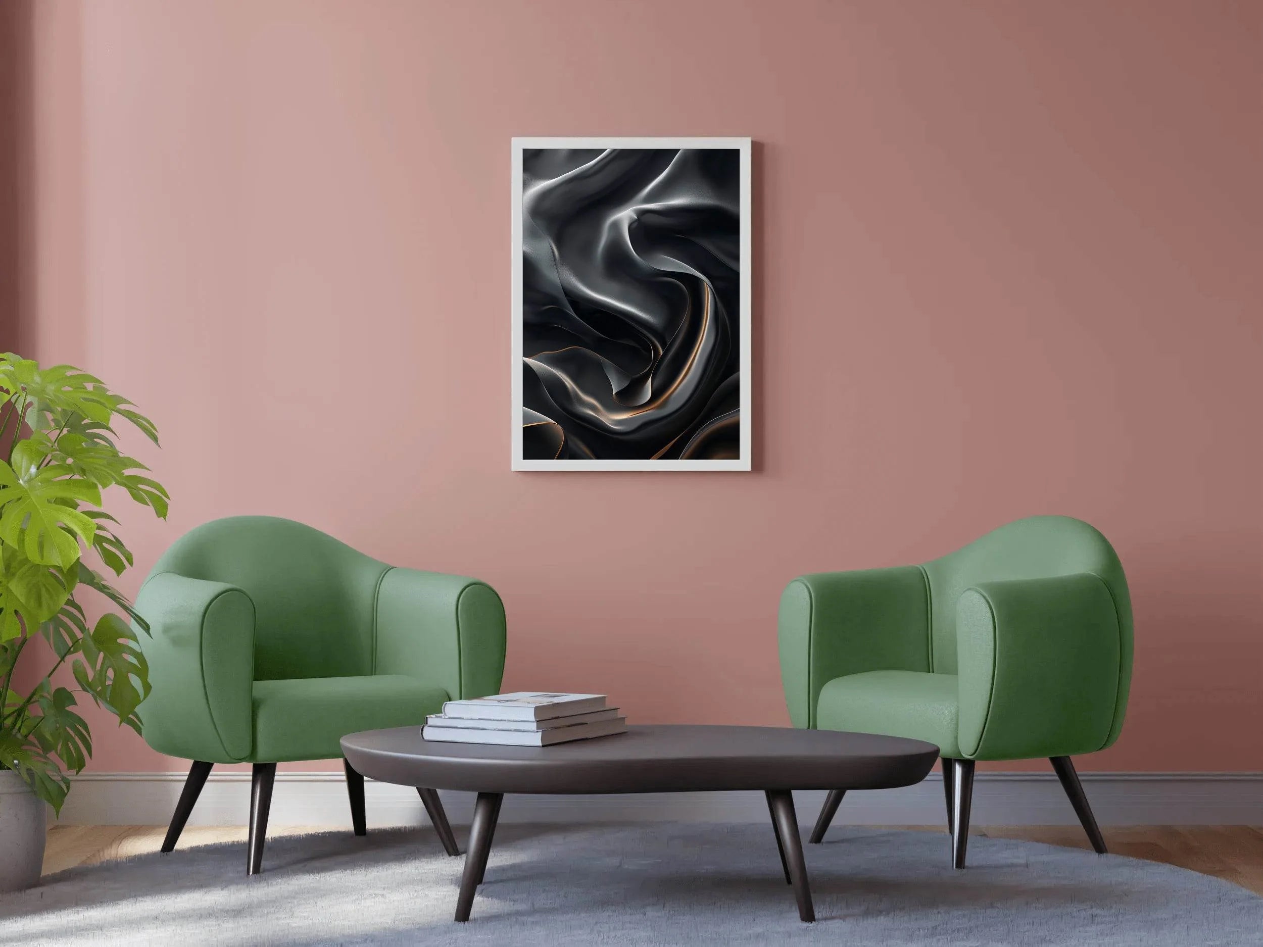 Luxury Texture Black & White Wall Art - beink online art store
