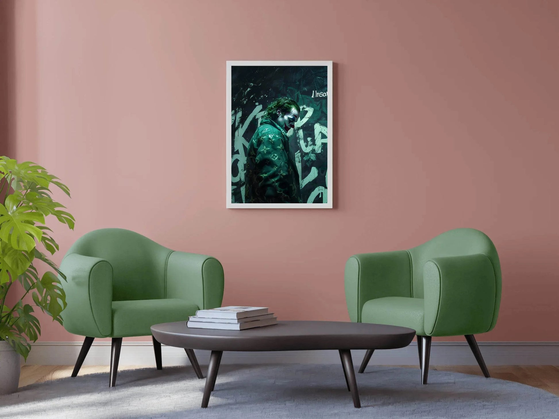 Joker Character Premium Portrait Wall Art - beink online art store