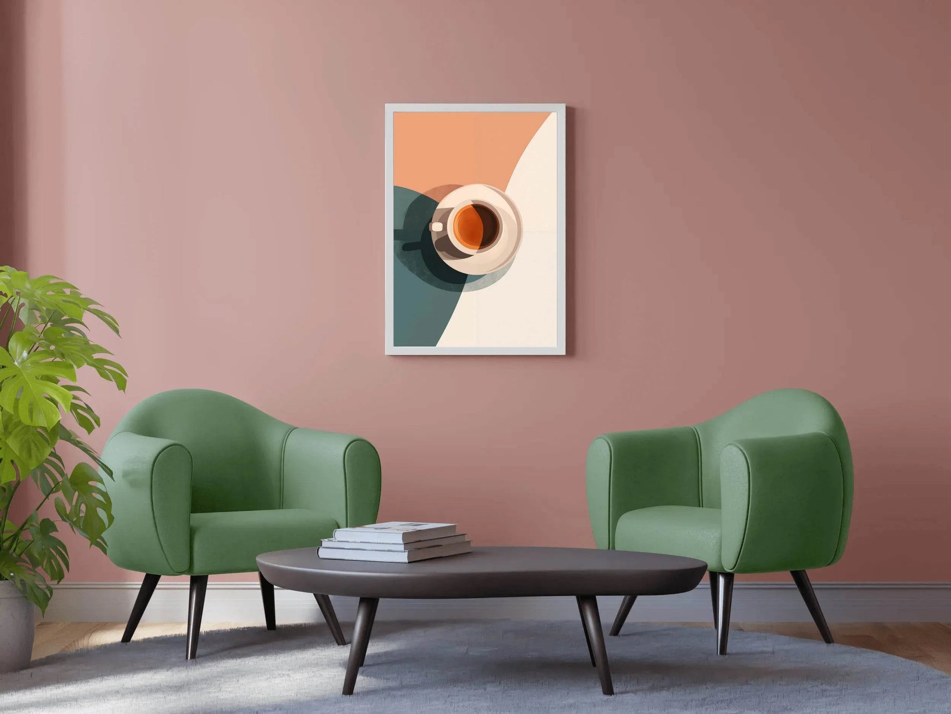Coffee Cup Illustration Wall Art - beink online art store