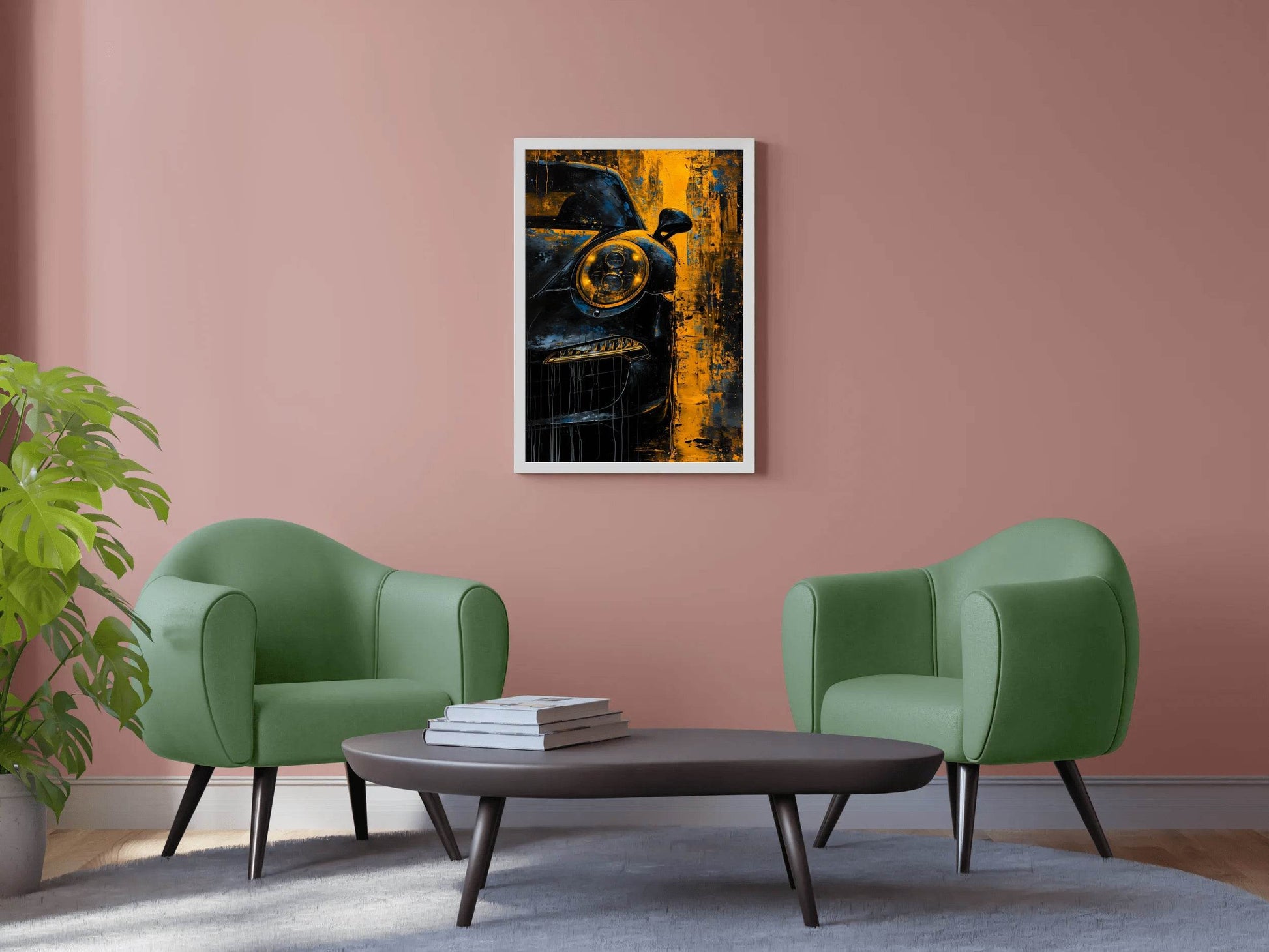 Porsche 911 Turbo GT Canvas Wall Art - beink online art store