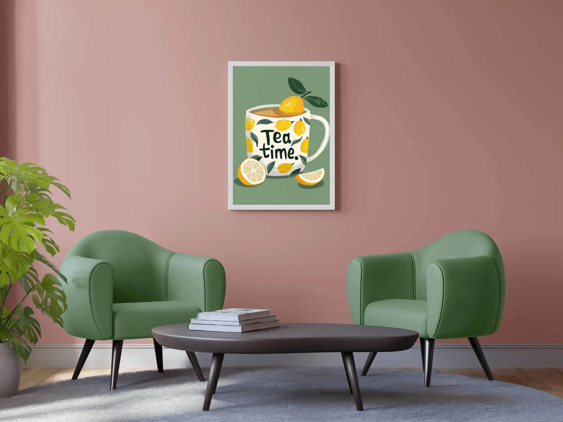 Painting of Tea Cup Wall Art - beink online art store