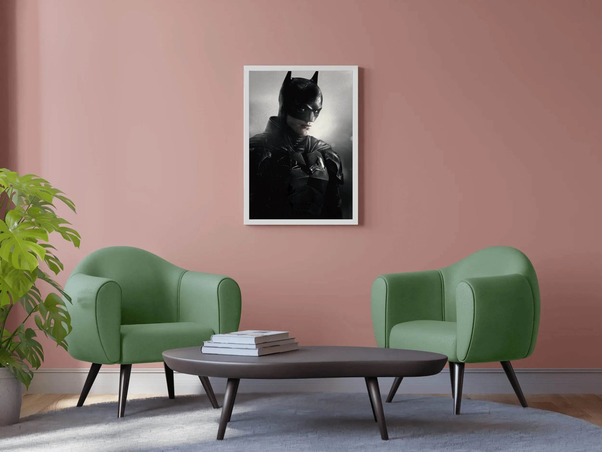The Batman Black And white Wall Art - beink online art store