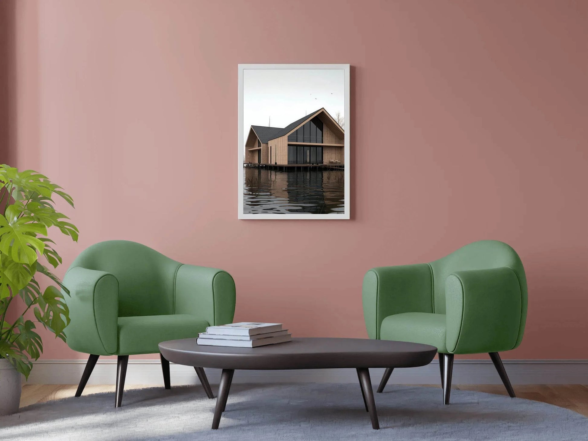 House On Lake Wall Art - beink online art store