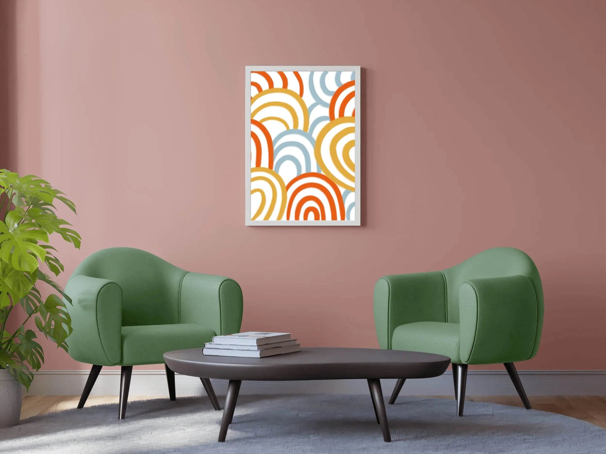 Colored Circles Wall Art - beink online art store