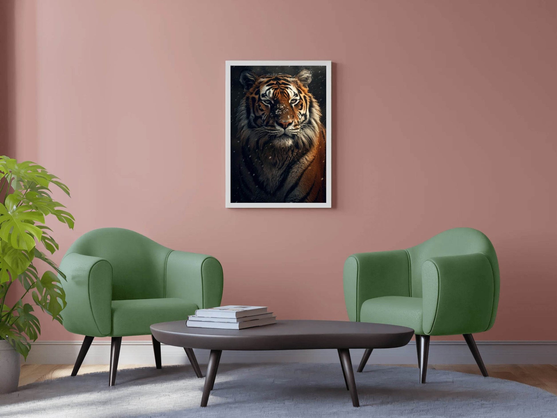Siberian Tiger Animal Wall Art - beink online art store