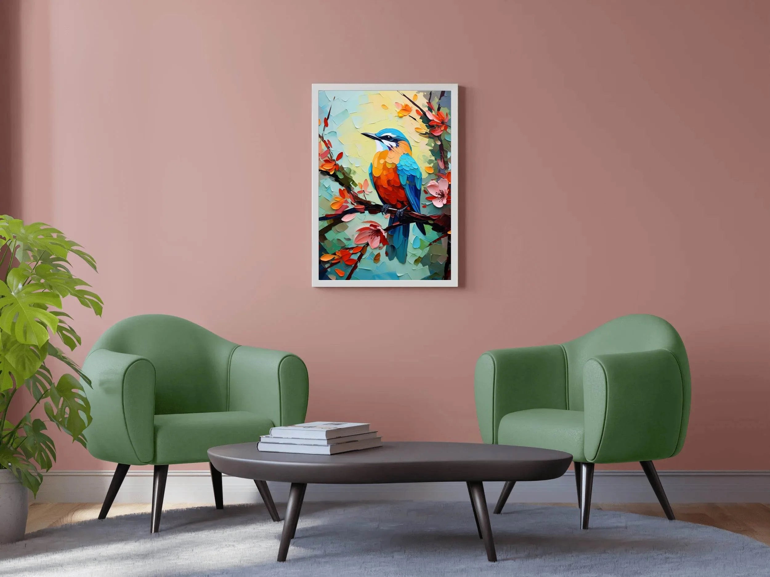 Bee Eater Bird Painting - beink online art store