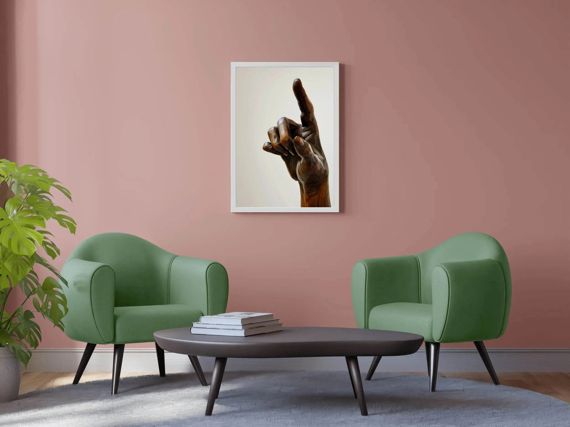 Wooden Hand Sculpture Wall Art - beink online art store