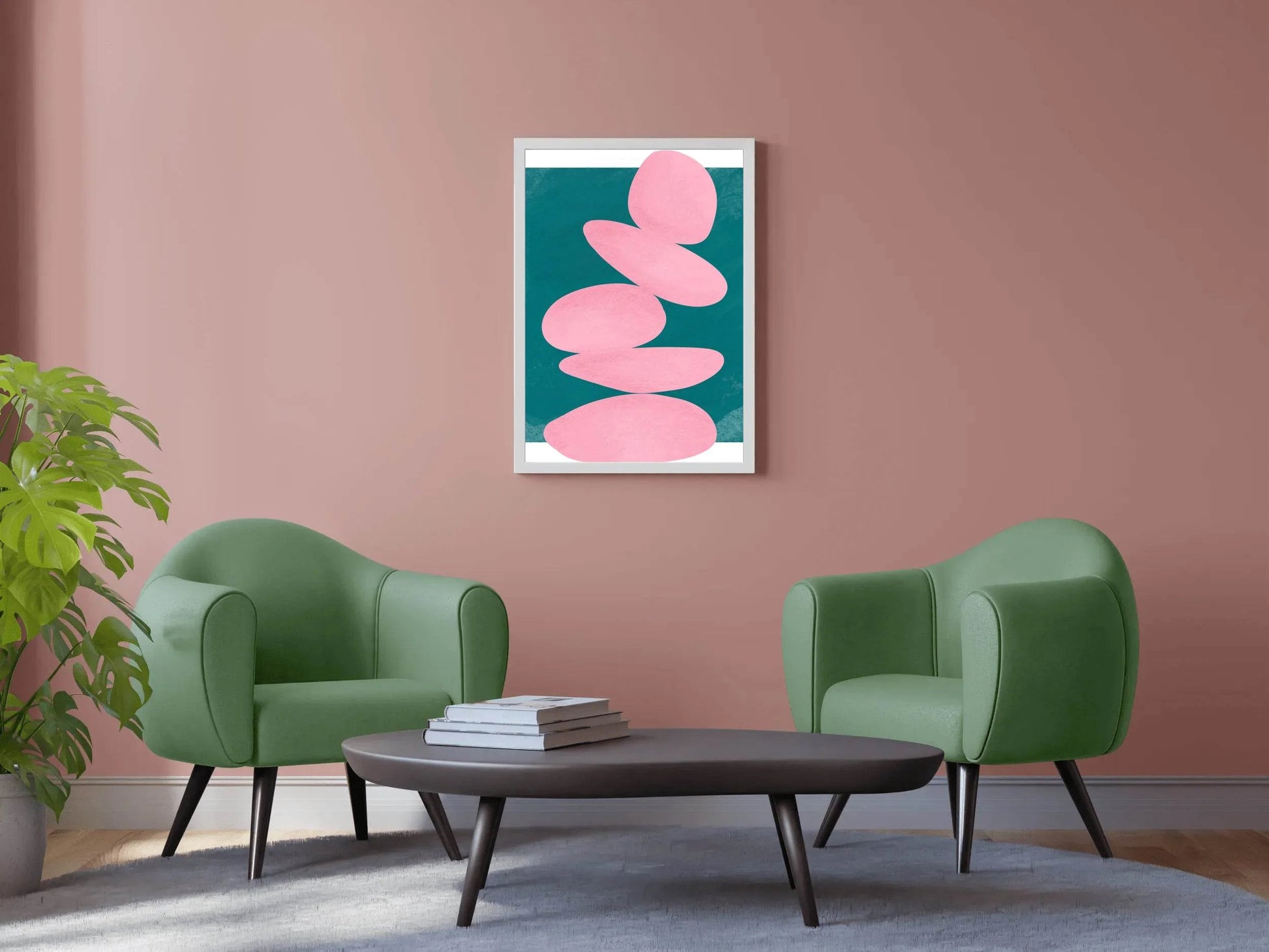 Stone Balance Painting Wall Art - beink online art store