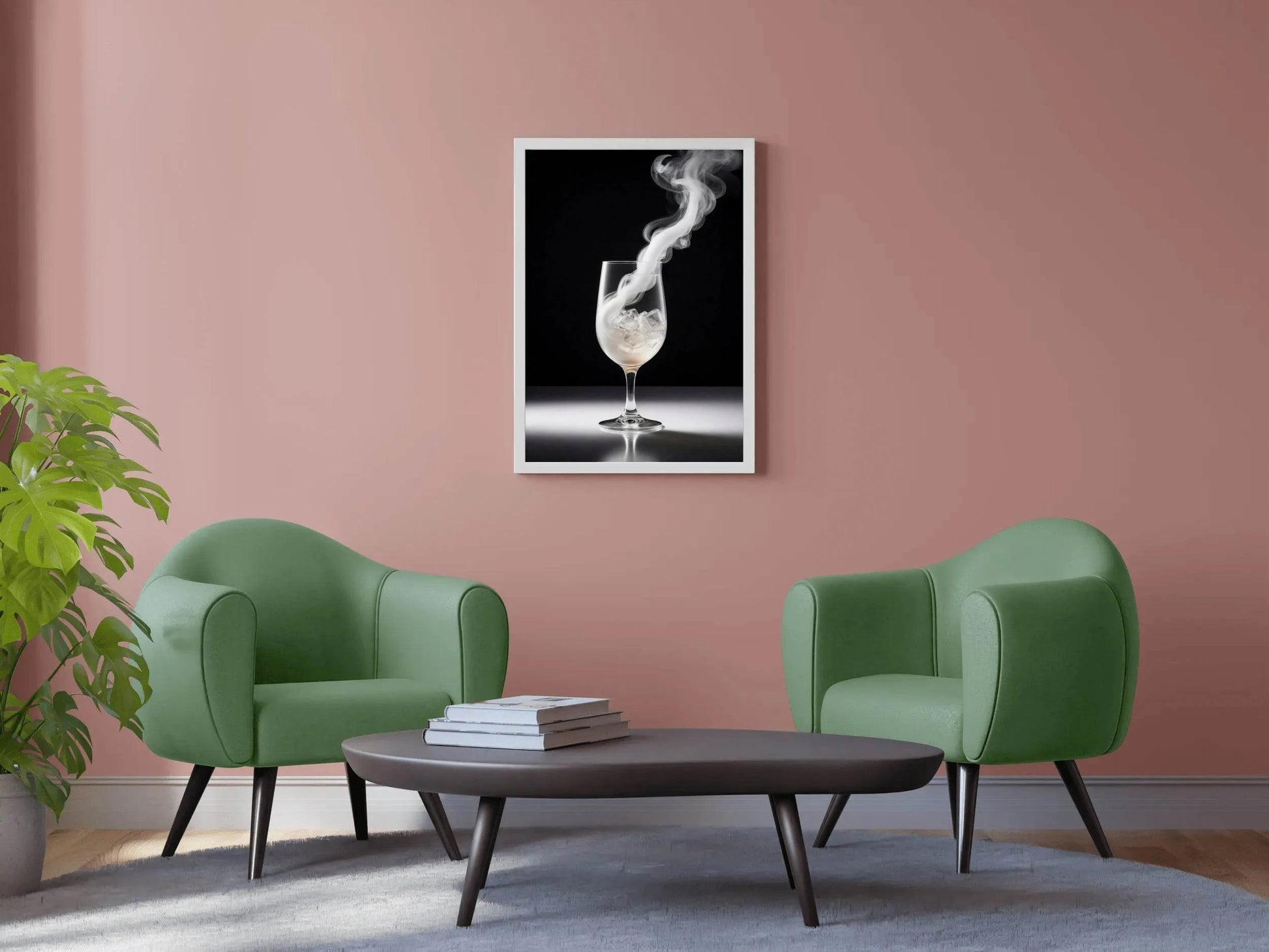 Dry Ice In A Glass Wall Art - beink online art store