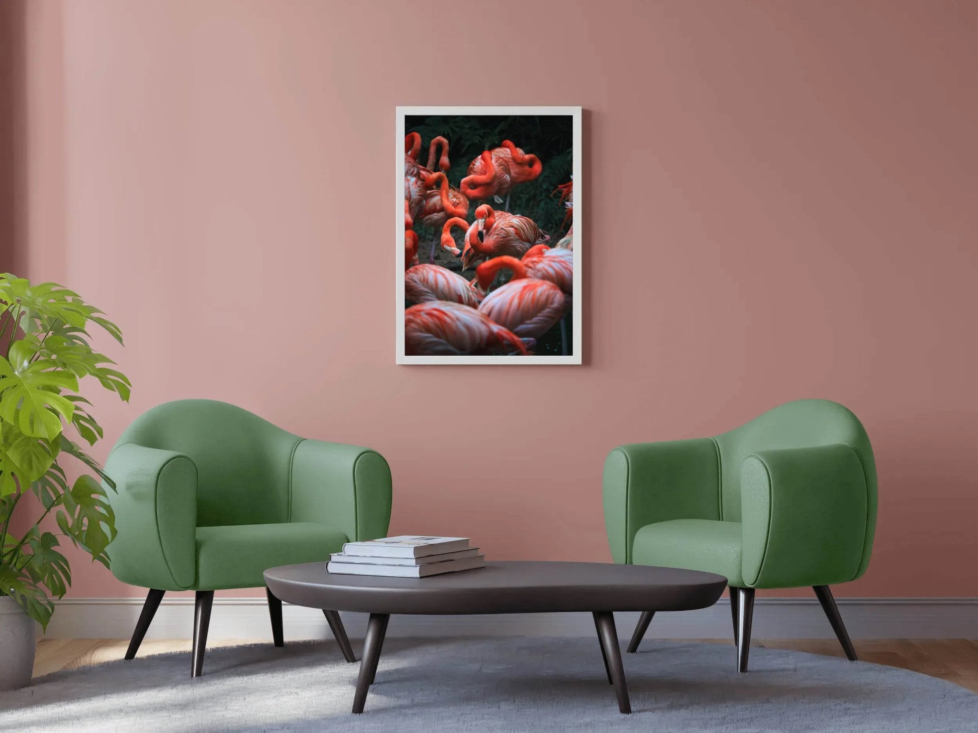 American Flamingo Bird Wall Art - beink online art store