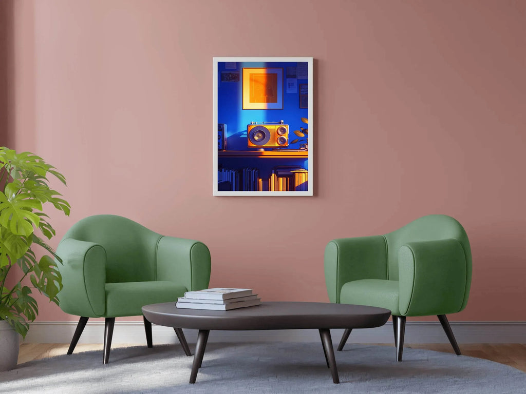 A Wiew Old Tape Recorder Wall Art - beink online art store