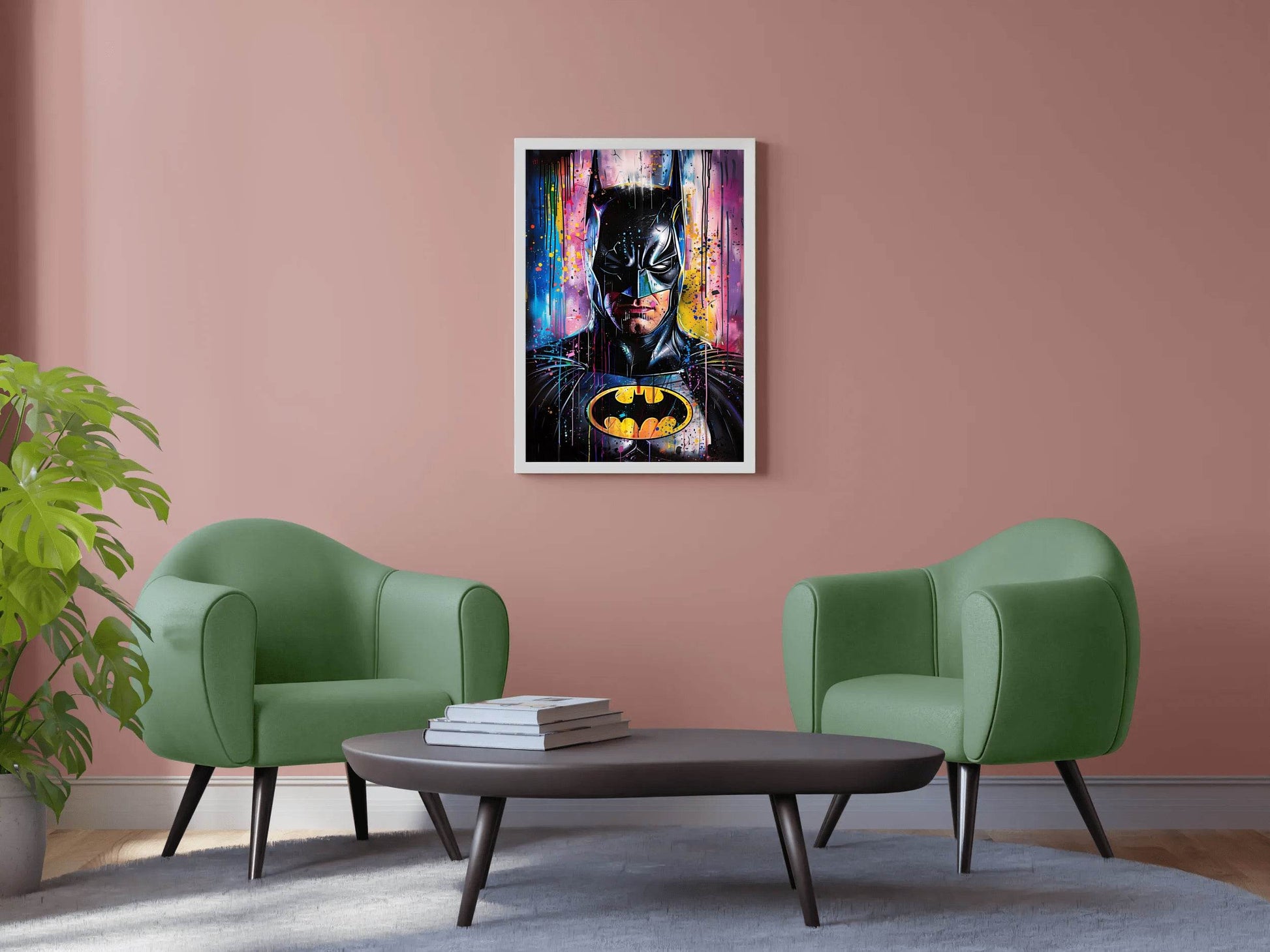 Painting of Batman-The iconic DC Comics Superhero - beink online art store