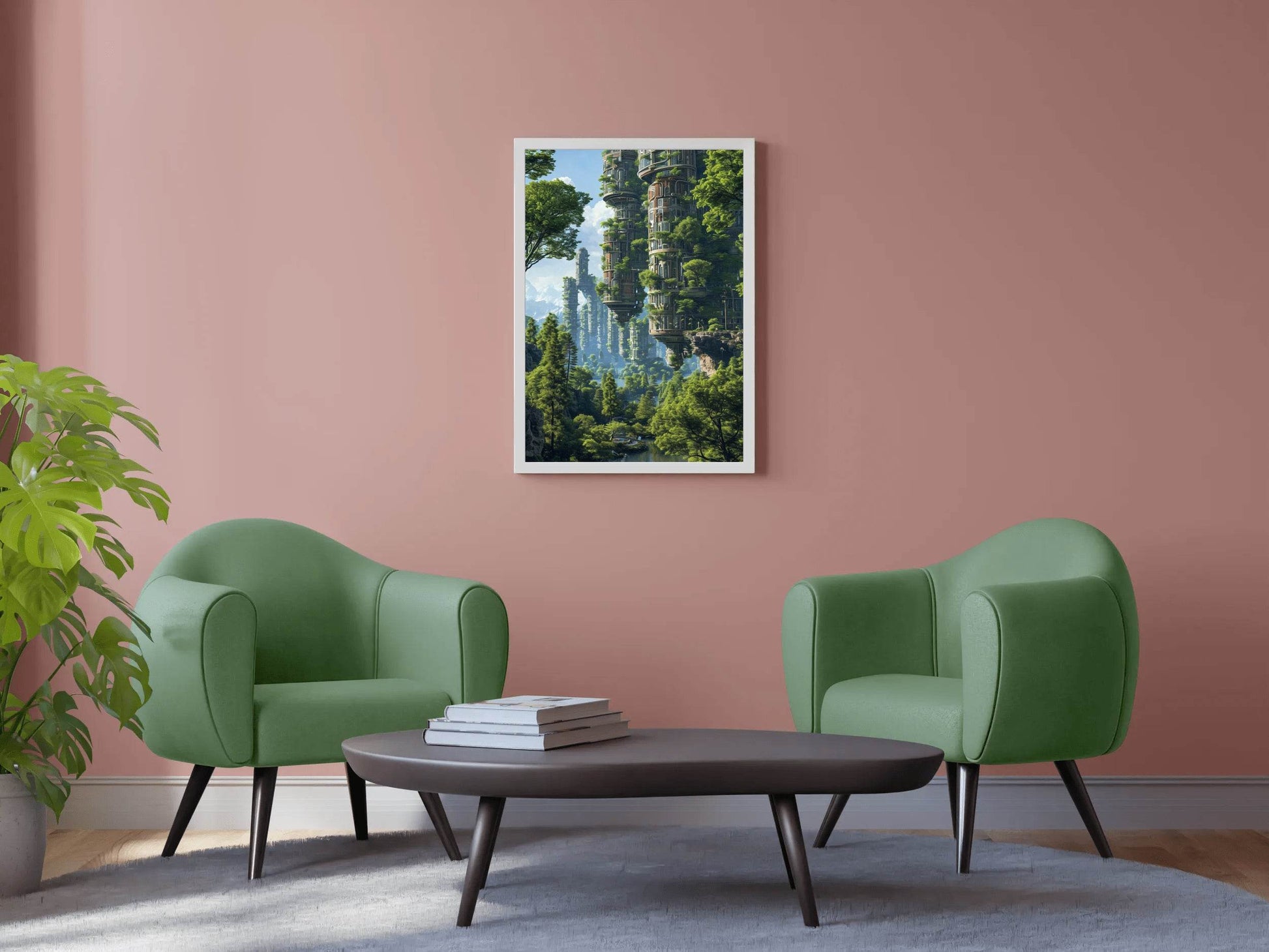 Lush Hanging Forest Wall Art - beink online art store