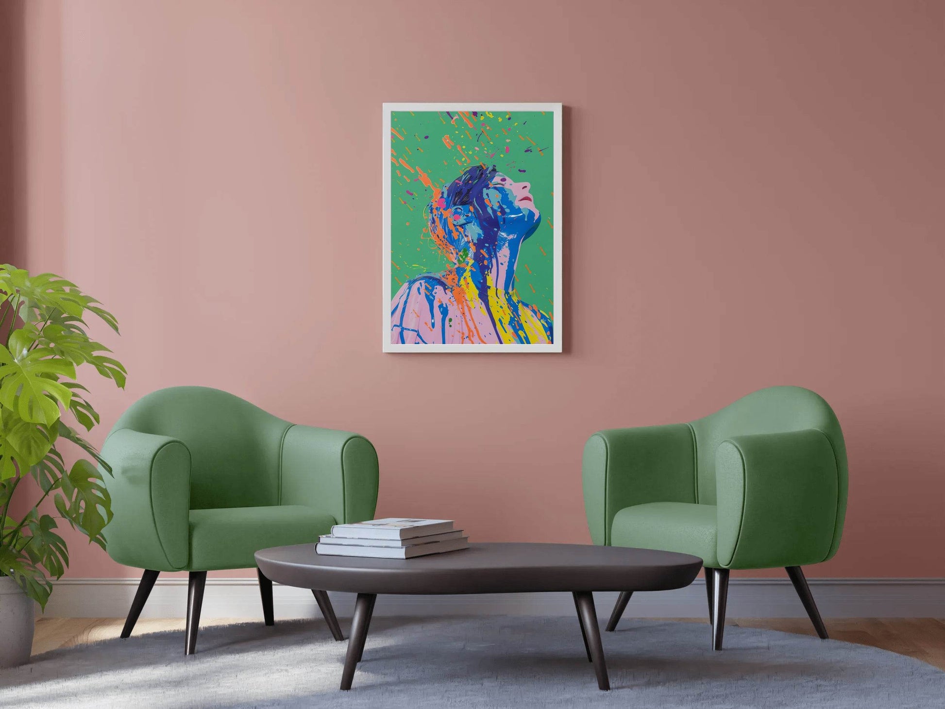 Splashed Dreams Modern Wall Art - beink online art store