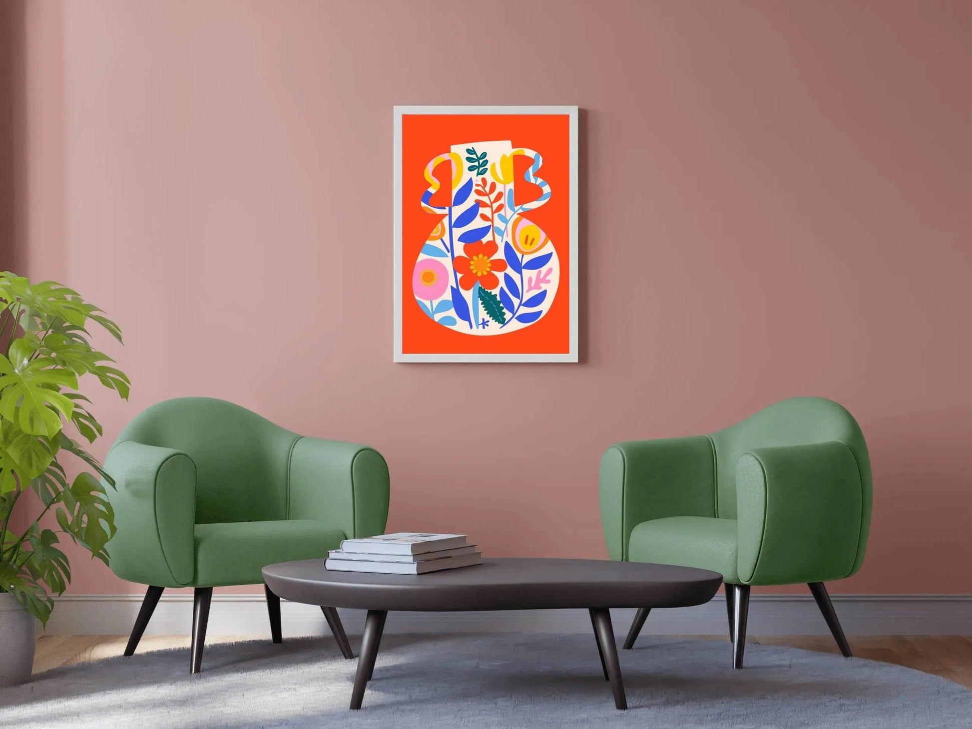 Painting a Jar With a Design Wall Art - beink online art store