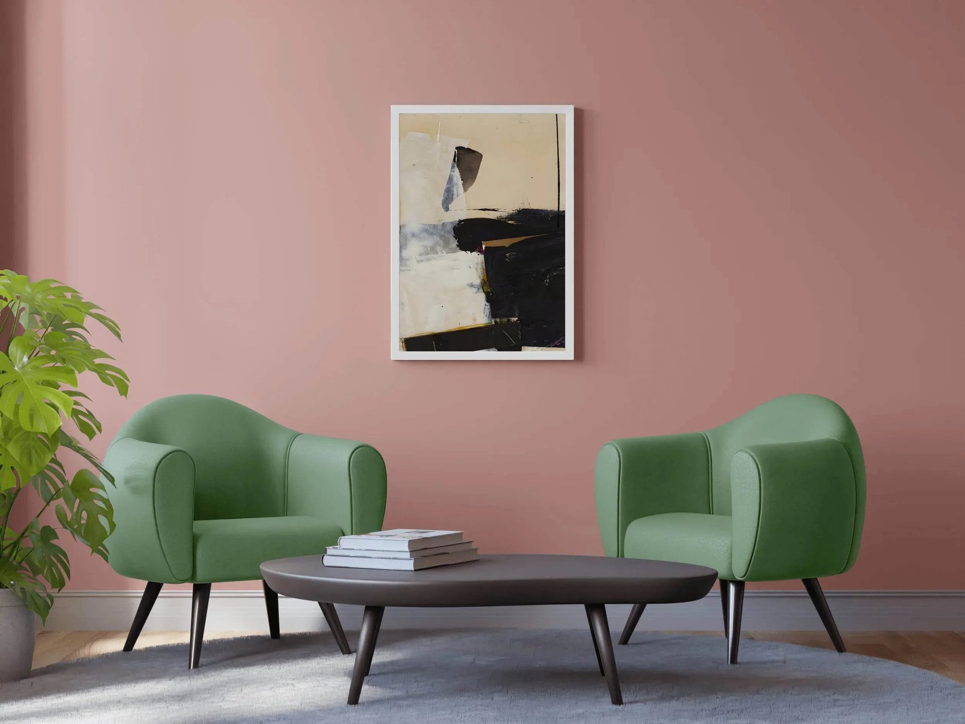 Monochromatic Composition Wall Art - beink online art store