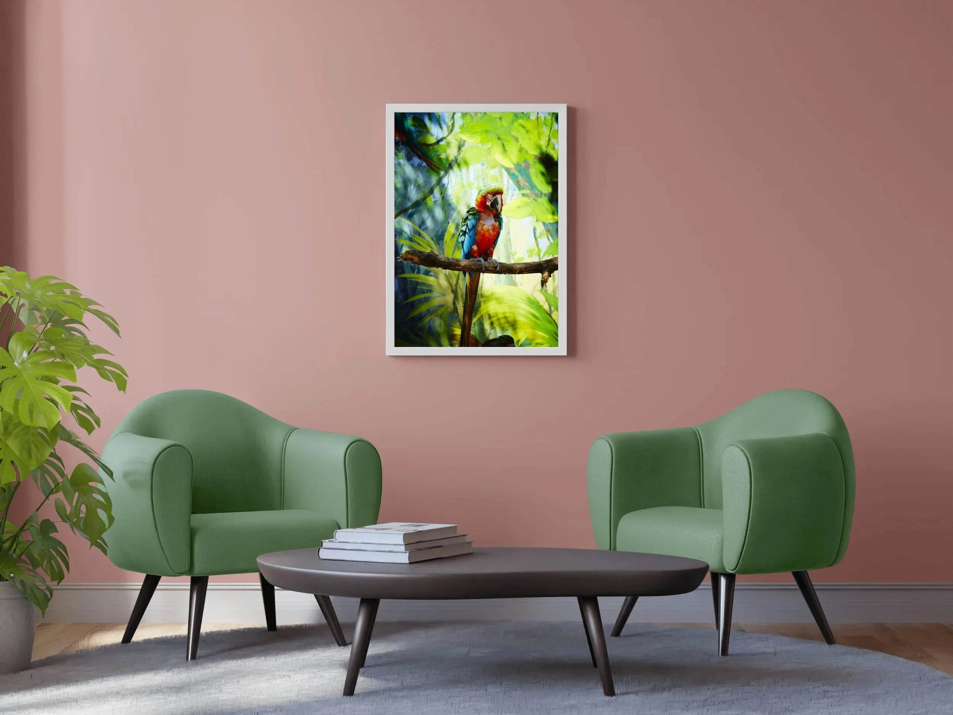 Macaw Bird Wall Art - beink online art store