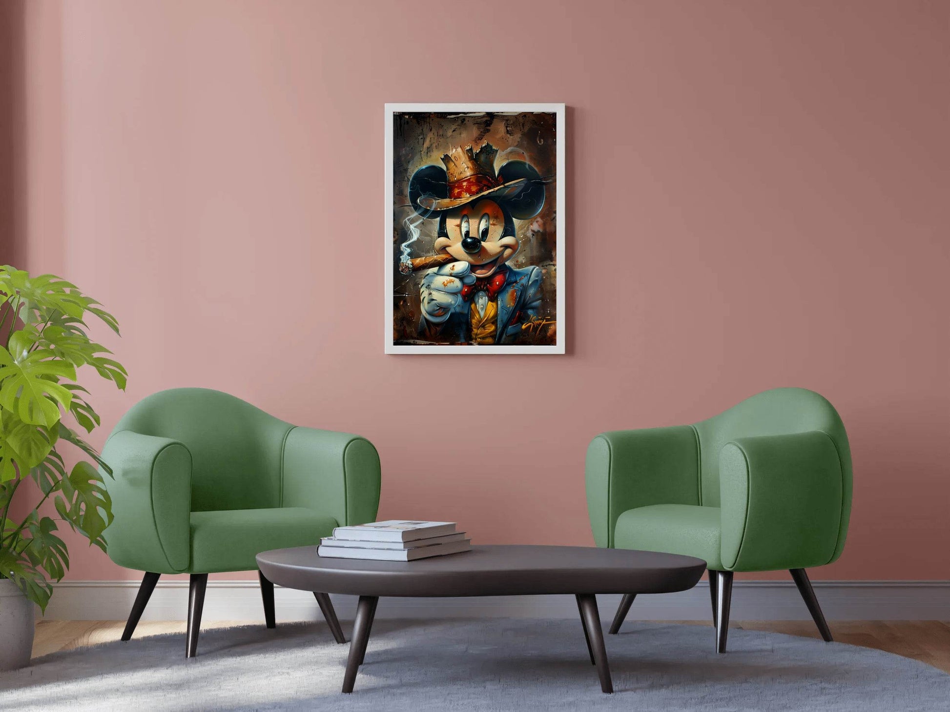 Mickey Noir Wall Art - beink online art store