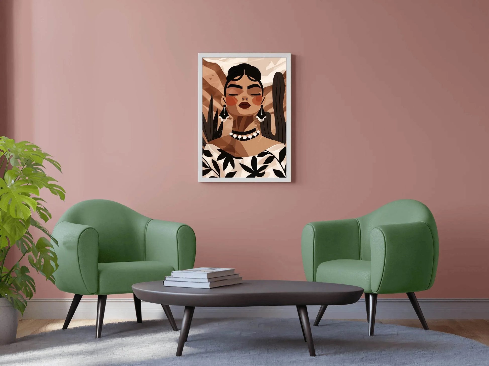 Painting of Fashionable African Women Wall Art - beink online art store