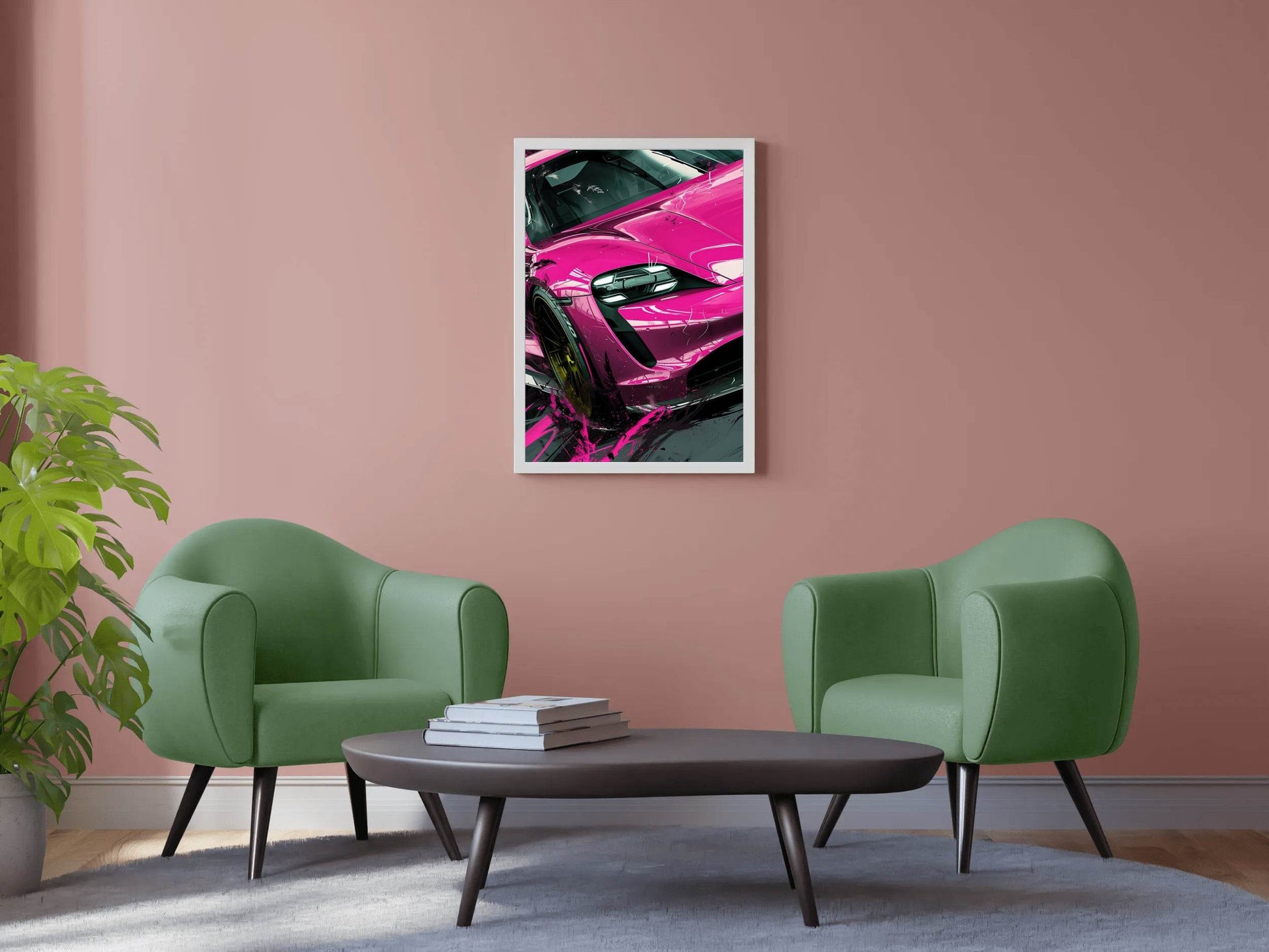 Porsche Taycan Turbo GT Wall Art - beink online art store