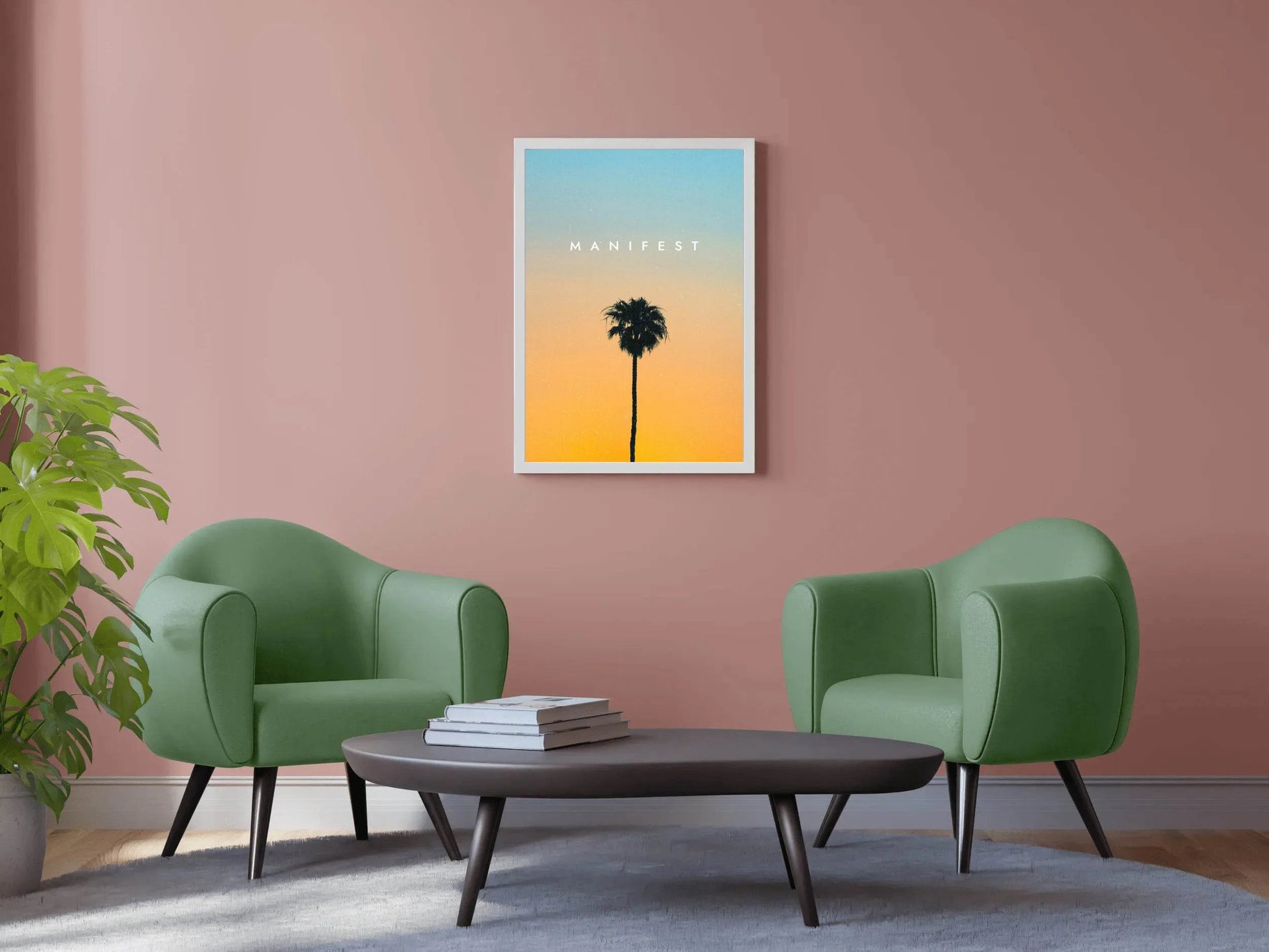 Manifest - Palm Tree Wall Art - beink online art store