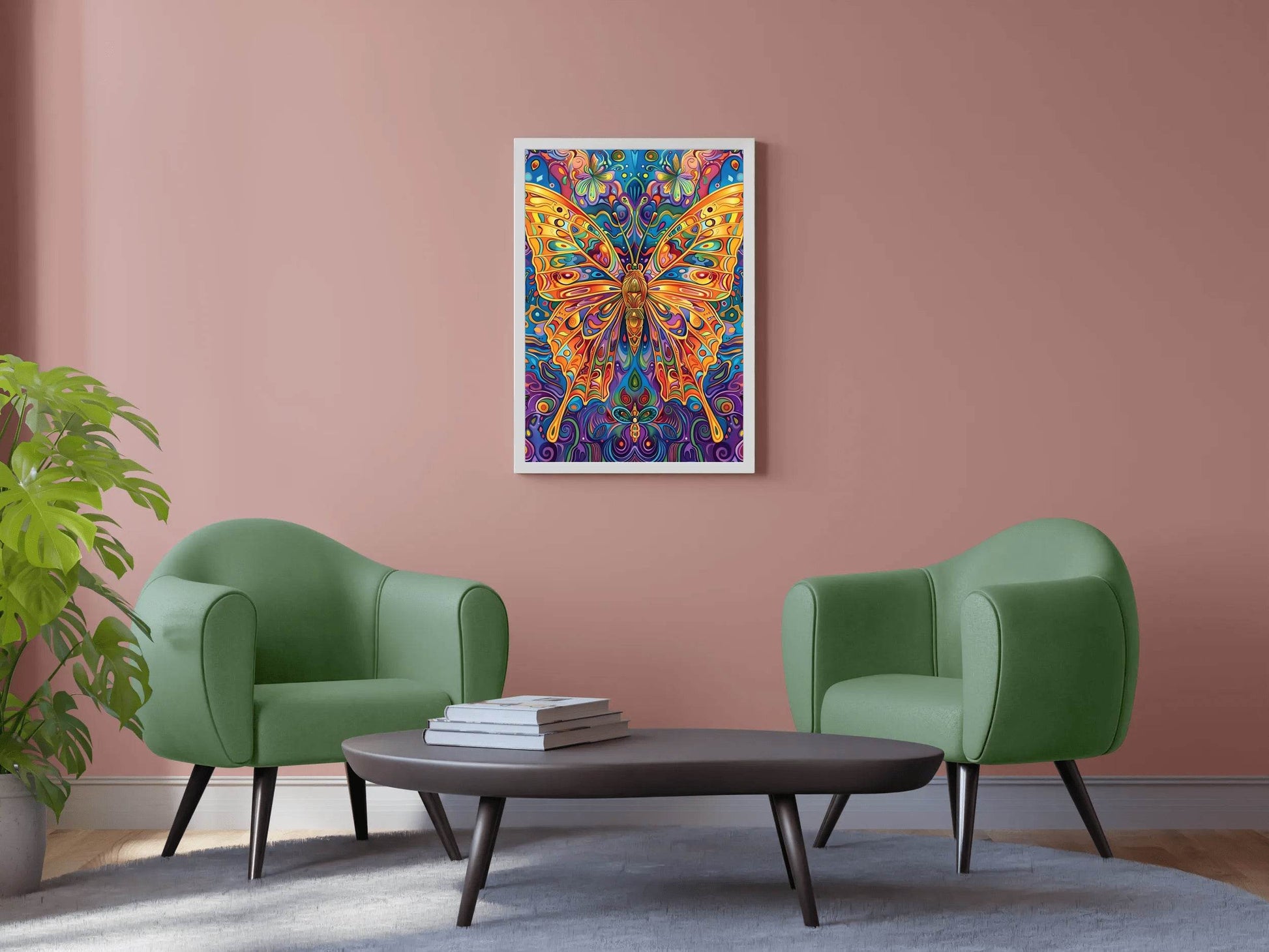 Majestic butterfly Wall Art - beink online art store
