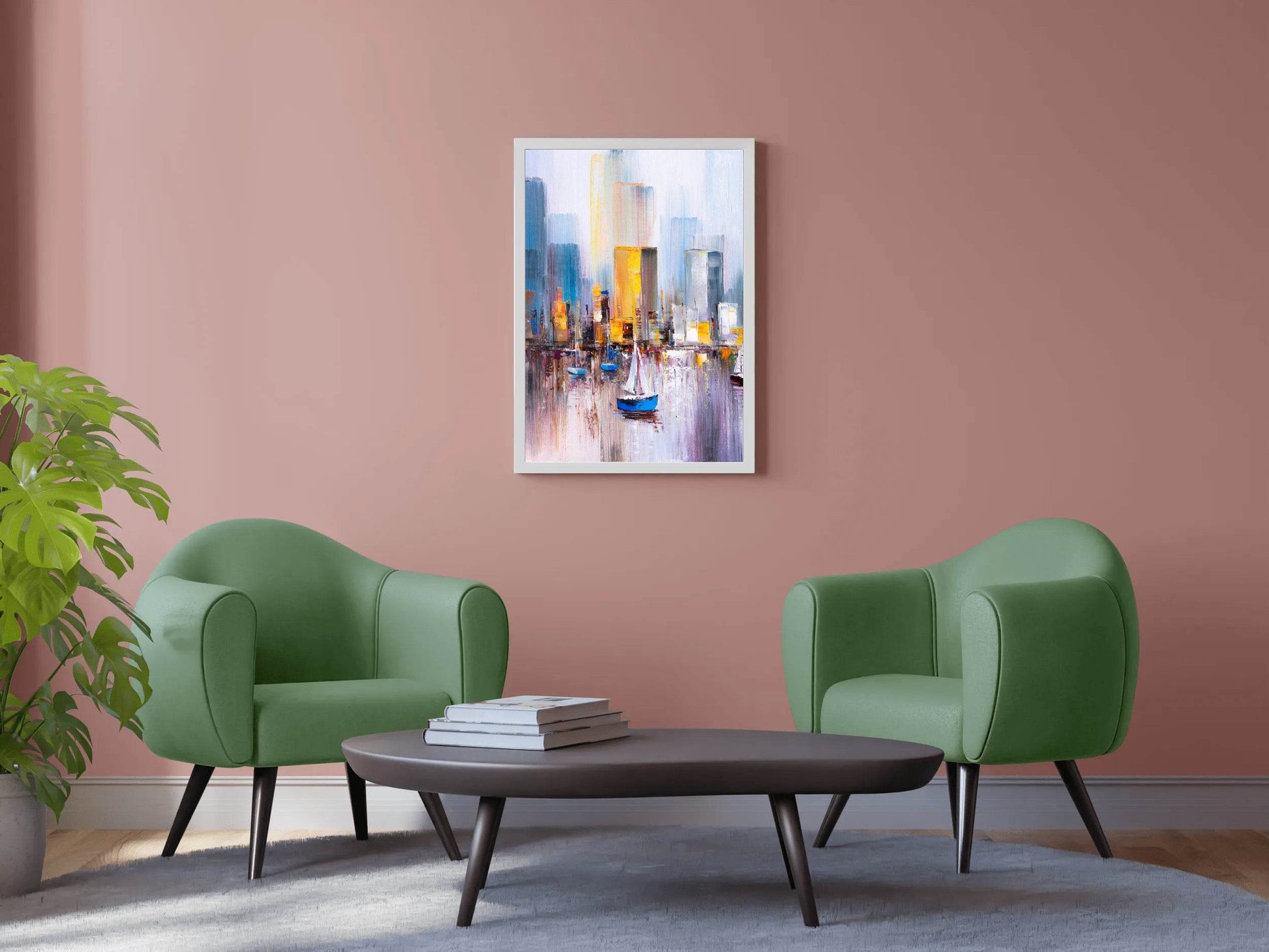 Boating Oil Painting Wall Art - beink online art store