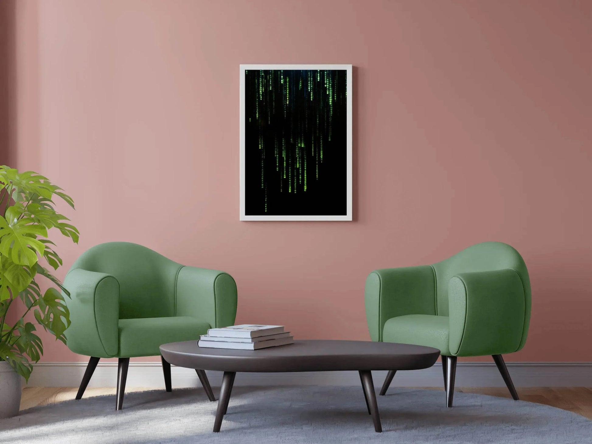 THE MATRIX Green Code Wall Art - beink online art store