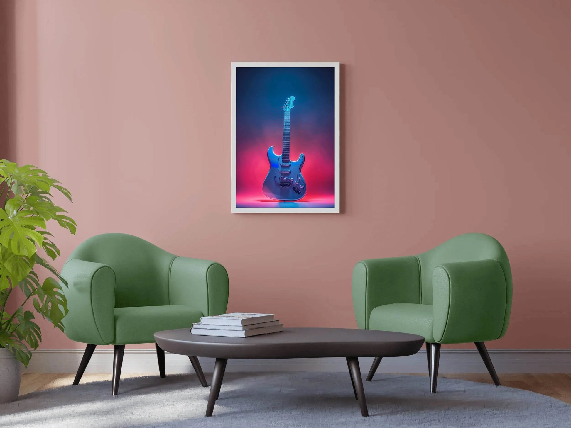 Jazz Electric Guitar Wall Art - beink online art store