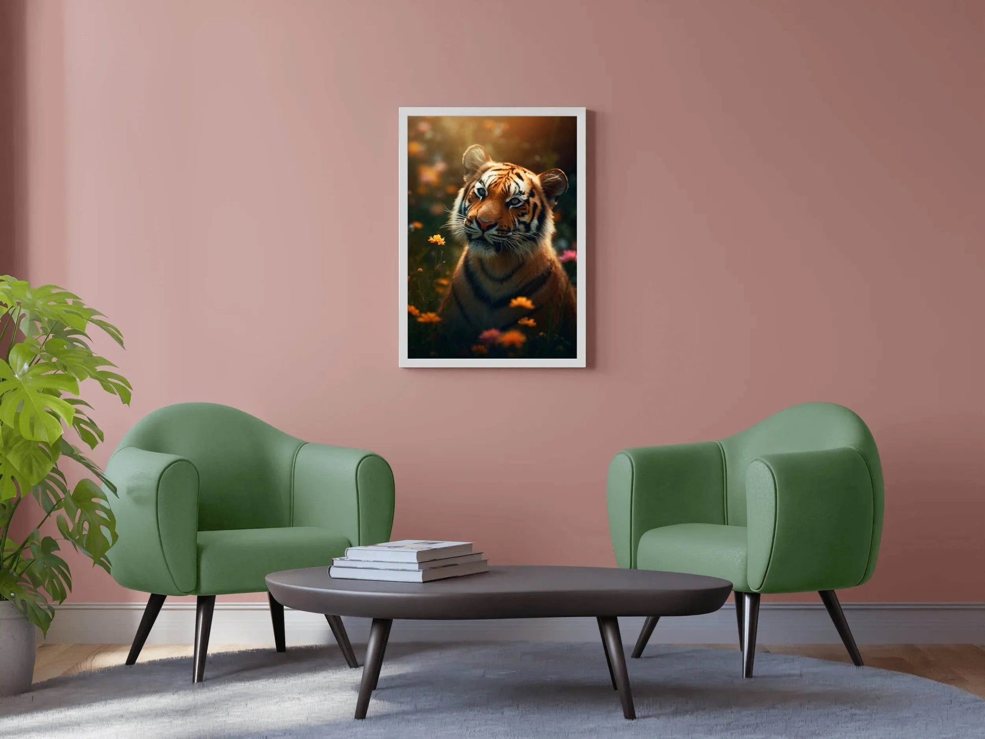 Bengal Tiger Animal Wall Art - beink online art store