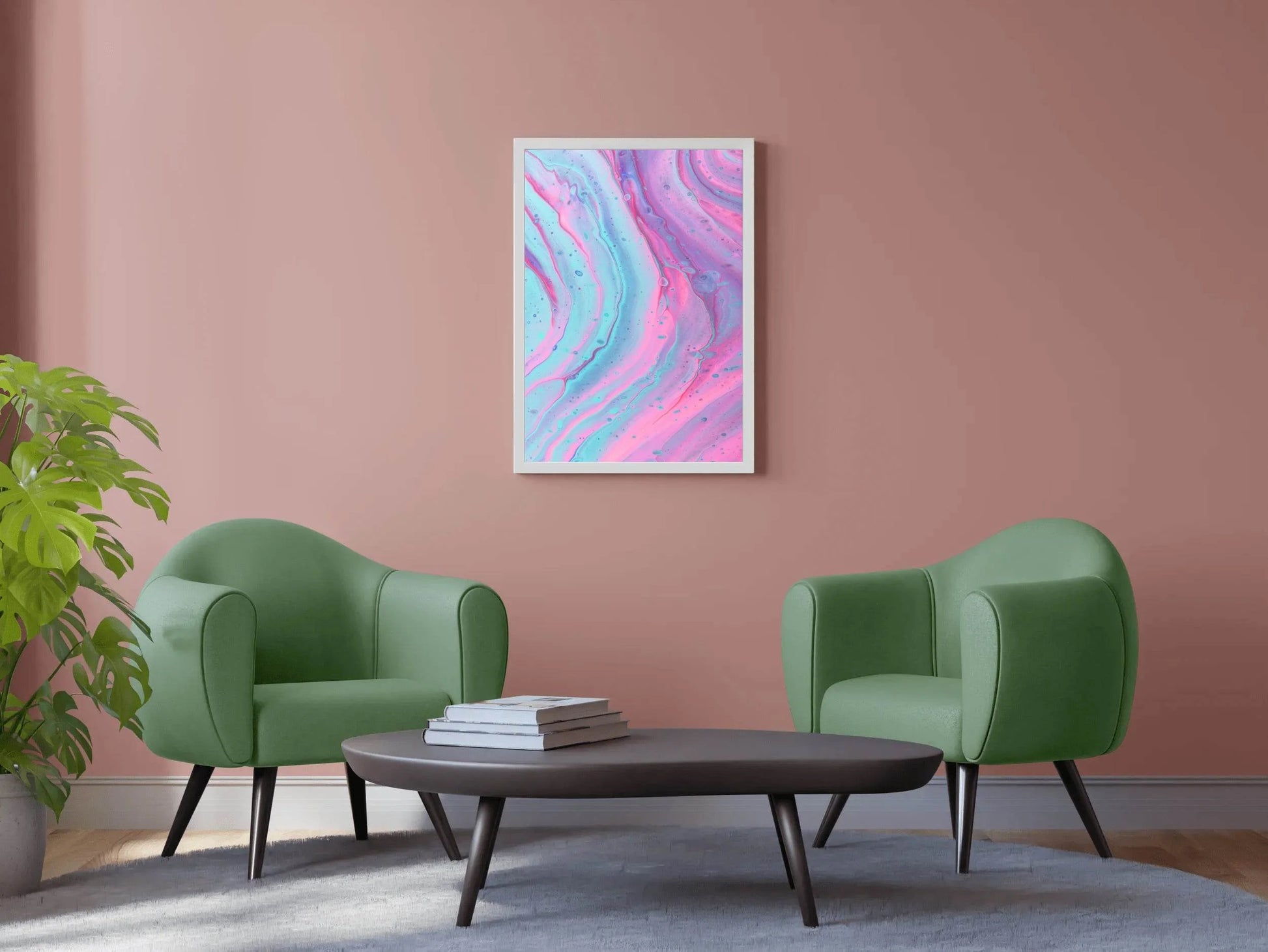 Water Color Fluid Abstract Wall Art - beink online art store