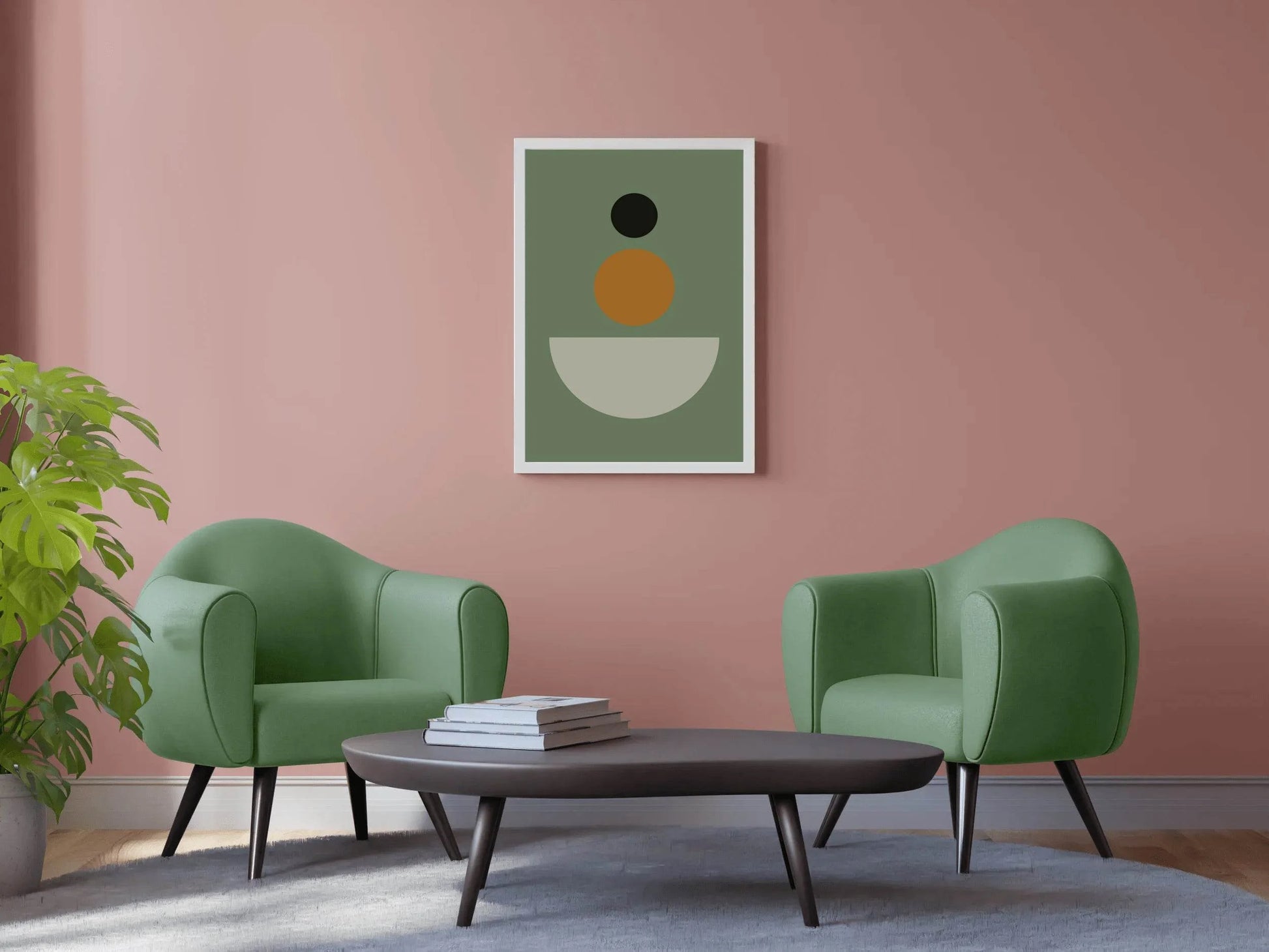 Geometric Shape Abstract Wall Art - beink online art store