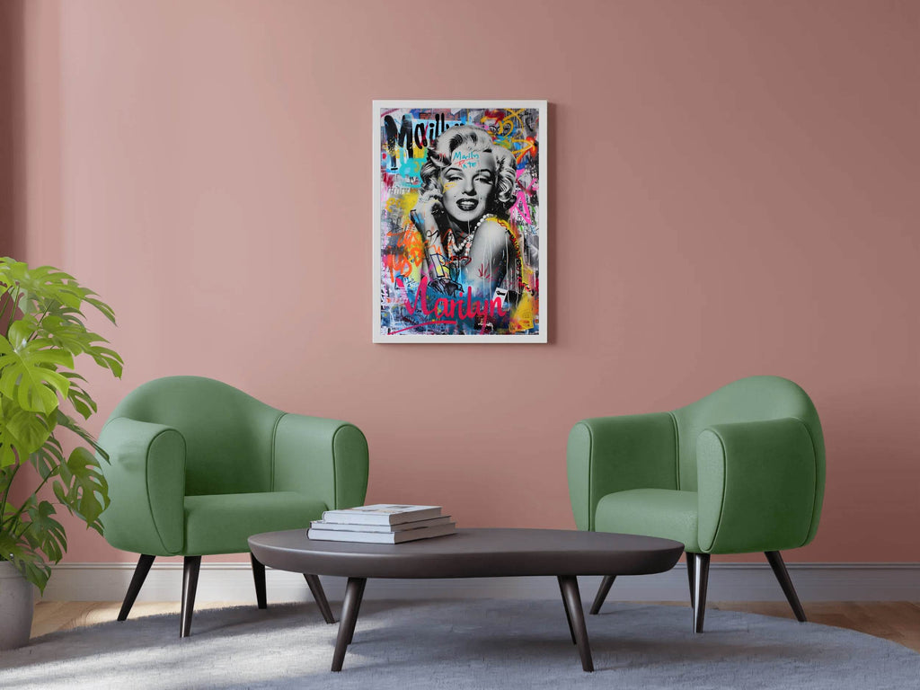 Marilyn Graffiti Wall Art - beink online art store