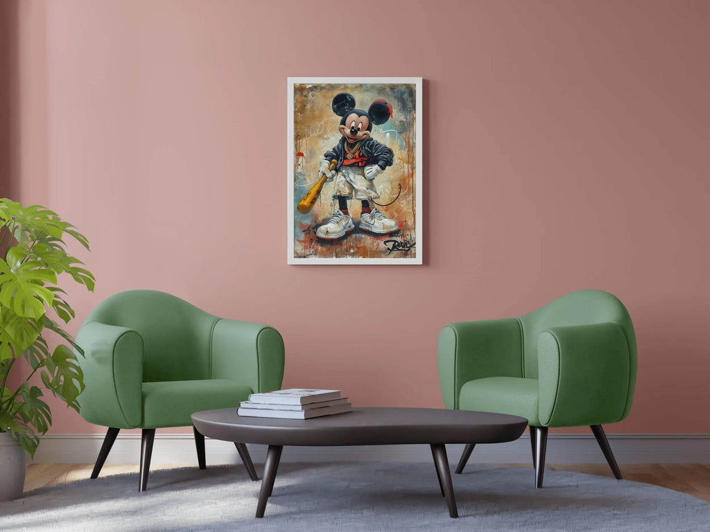 Mickey's Gangsta Style Wall Art - beink online art store