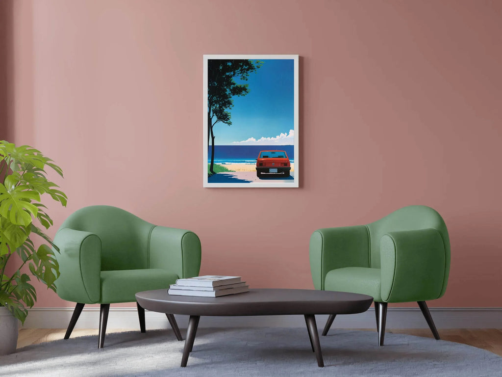 Old Car Wall Art - beink online art store